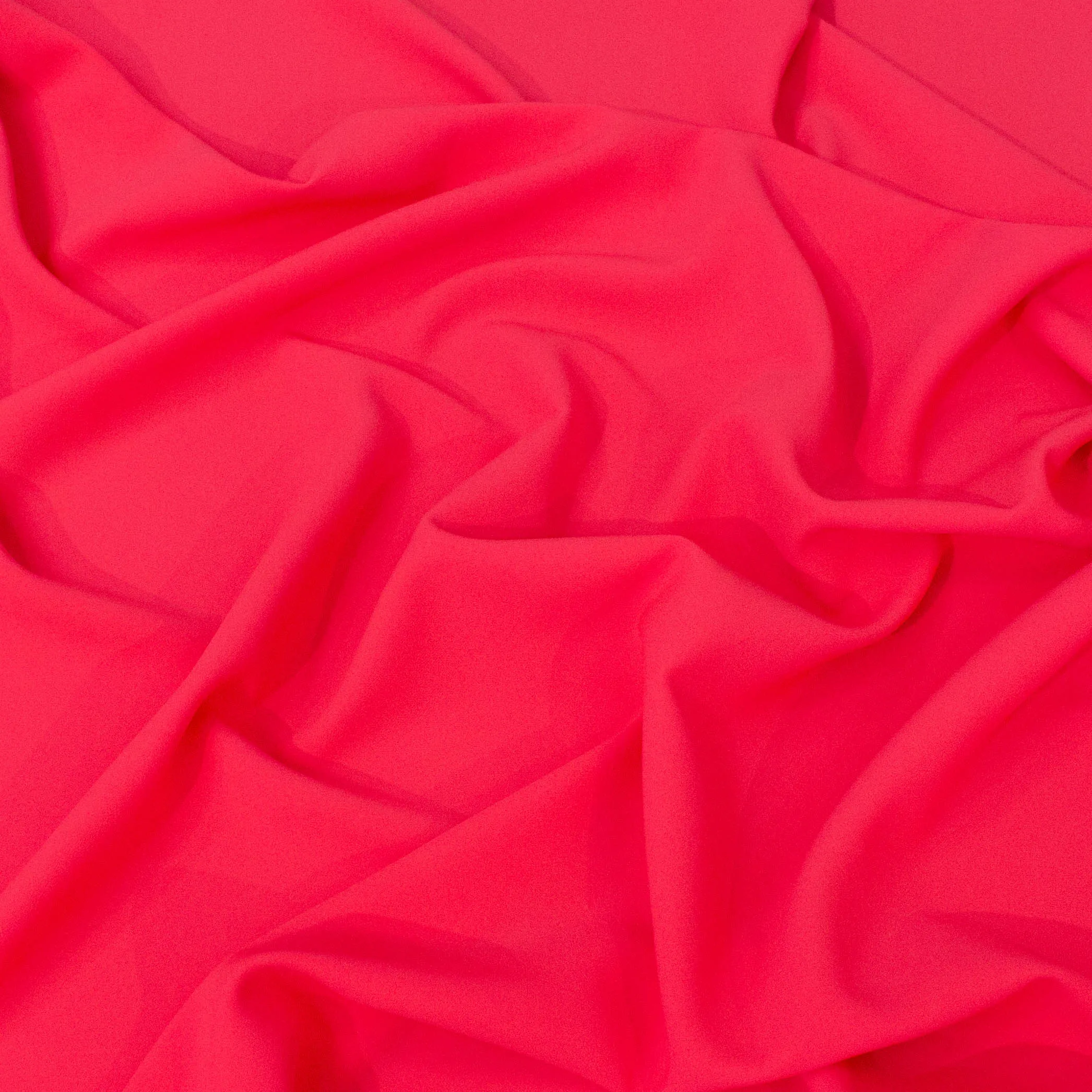 Stretch crêpe neon roze - Lorré
