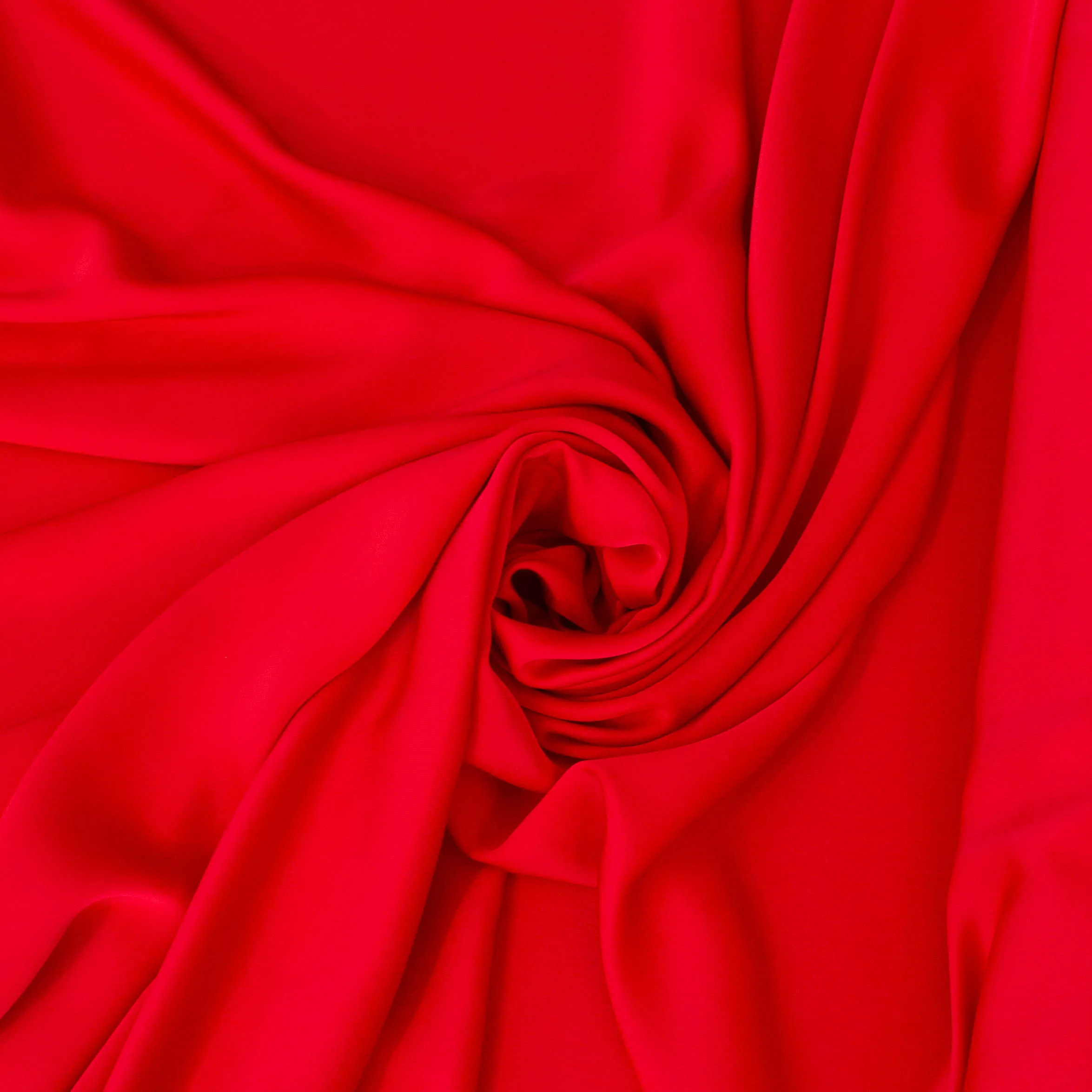 Fijne polyester dubbelzijdige satijn rood - Lorré