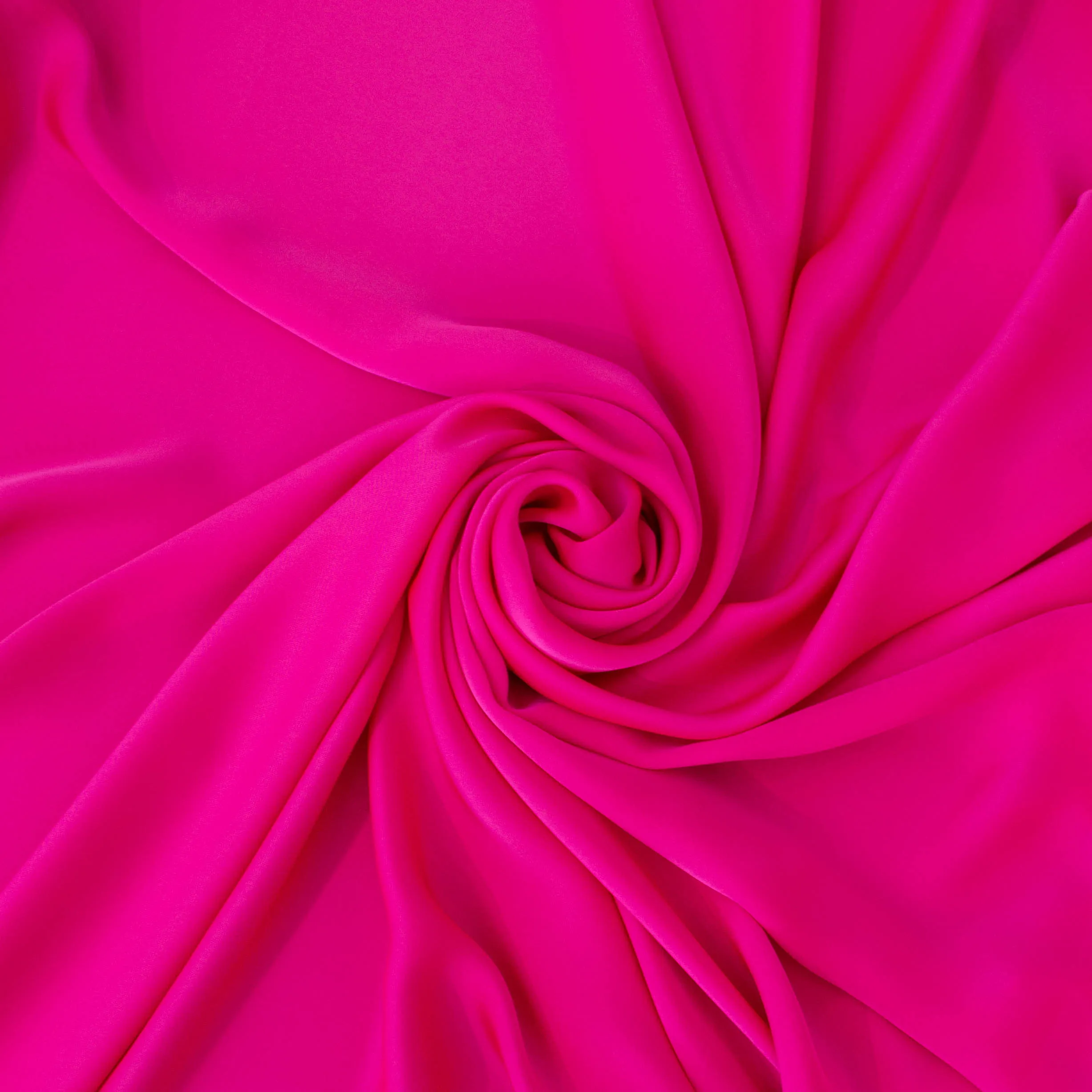 Fijne polyester dubbelzijdige satijn roze - Lorré