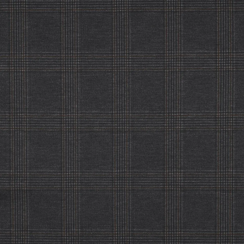 Viscose polyester mengeling met ruitjes