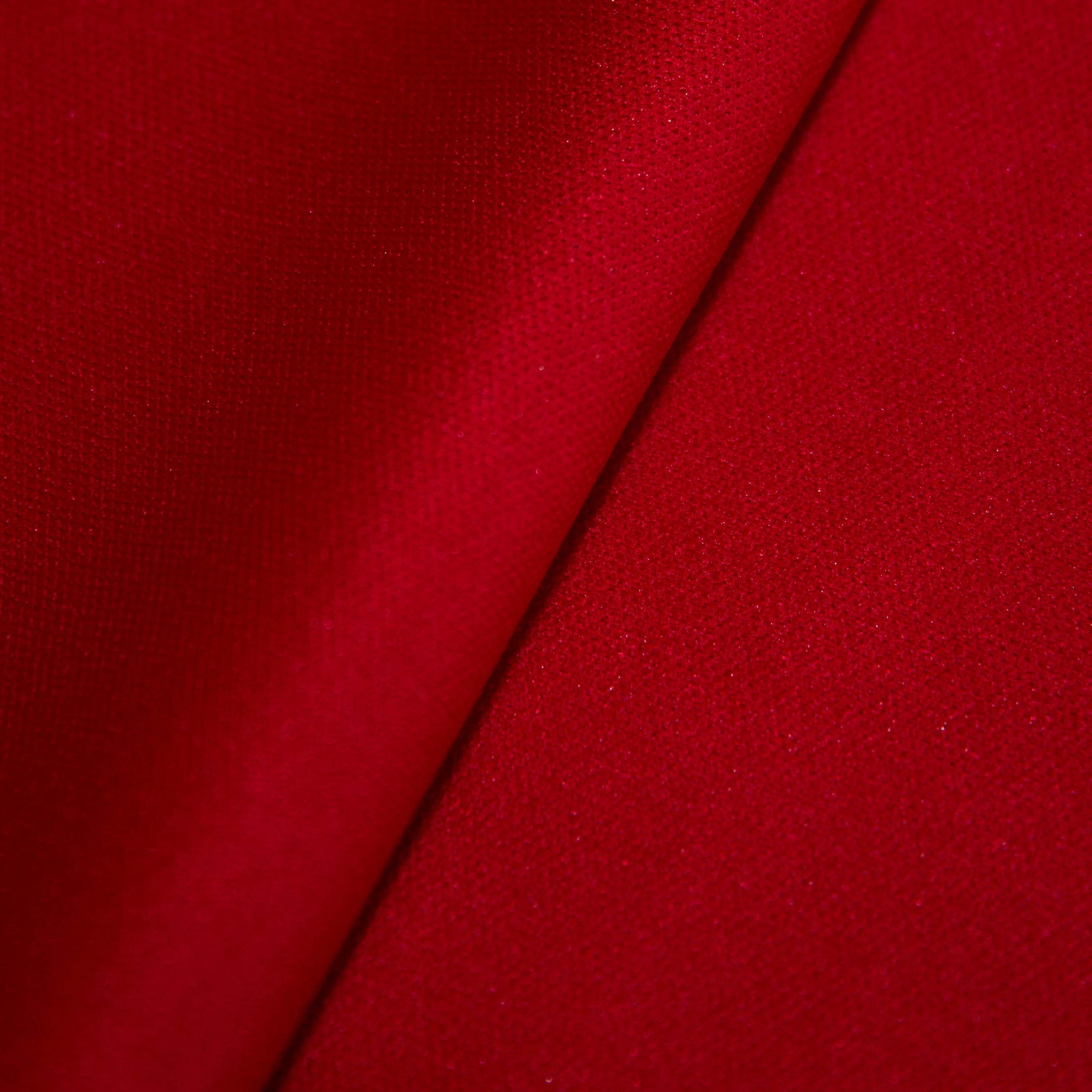 Polyester tricot rood