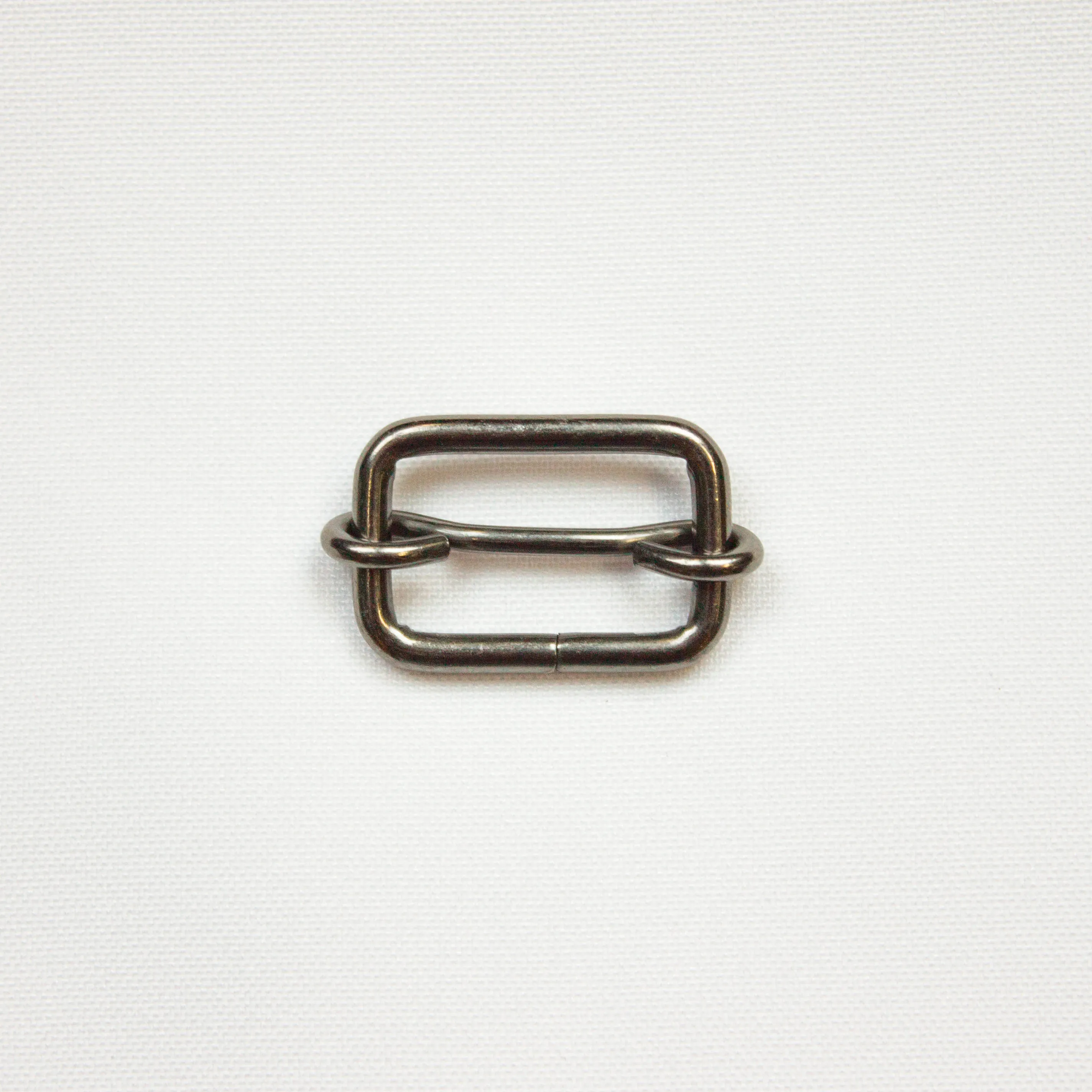 Schuifgesp - gunmetal - 30 x 20 mm