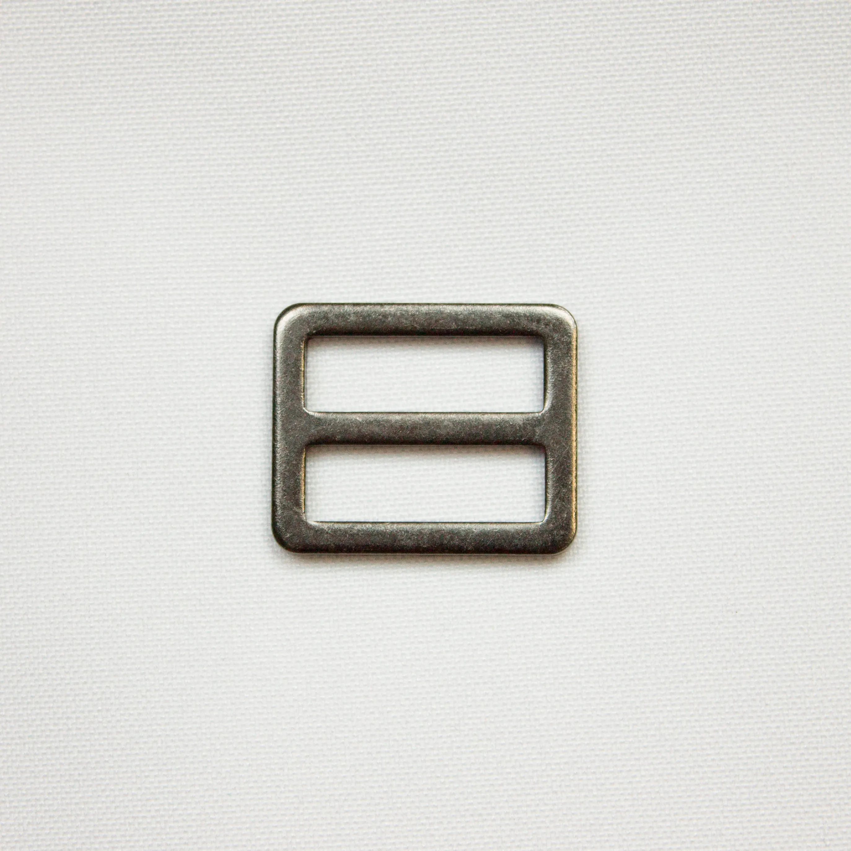 Schuifgesp - gunmetal - 30 x 25 mm