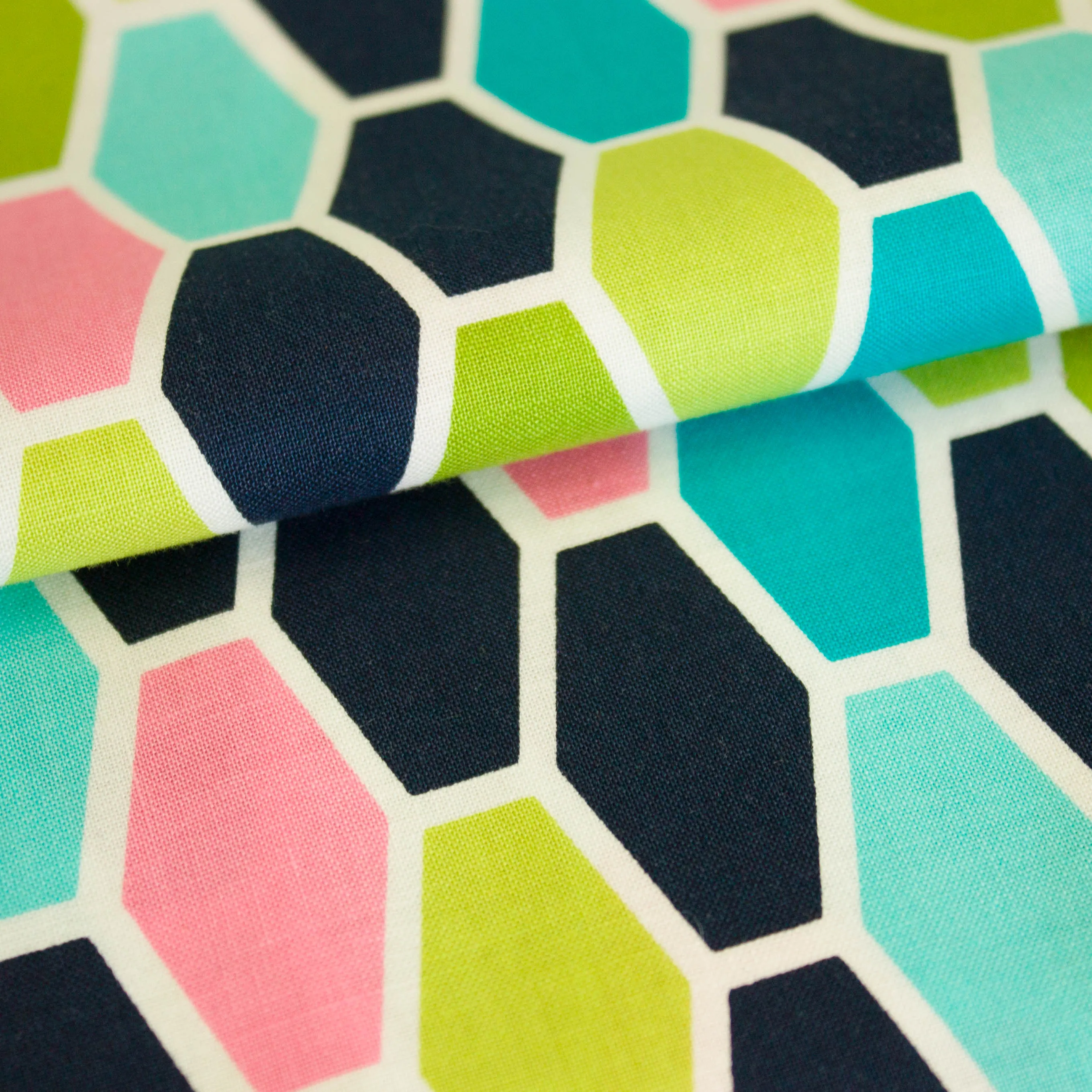 Katoen hexagon patroon