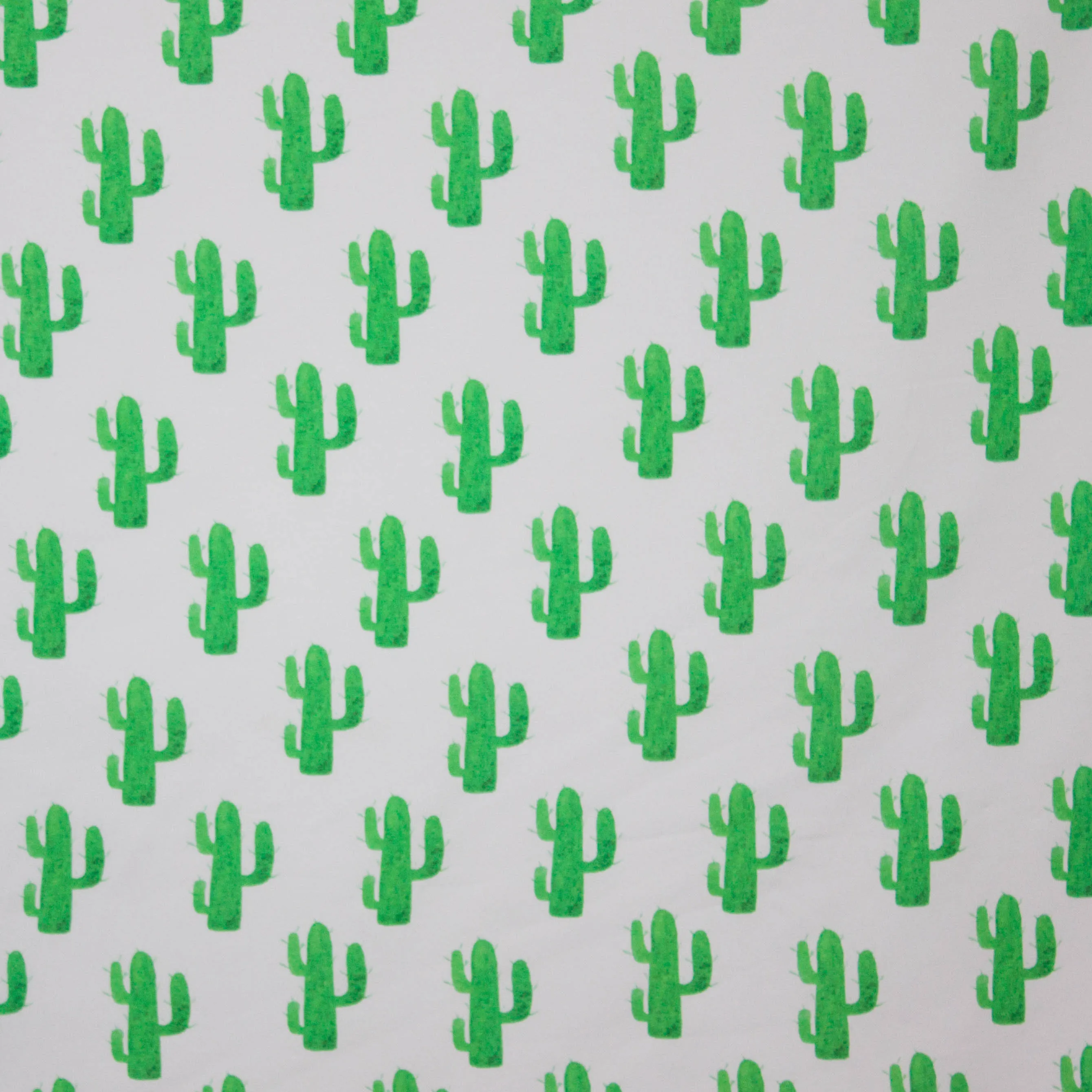 French terry wit cactus motief