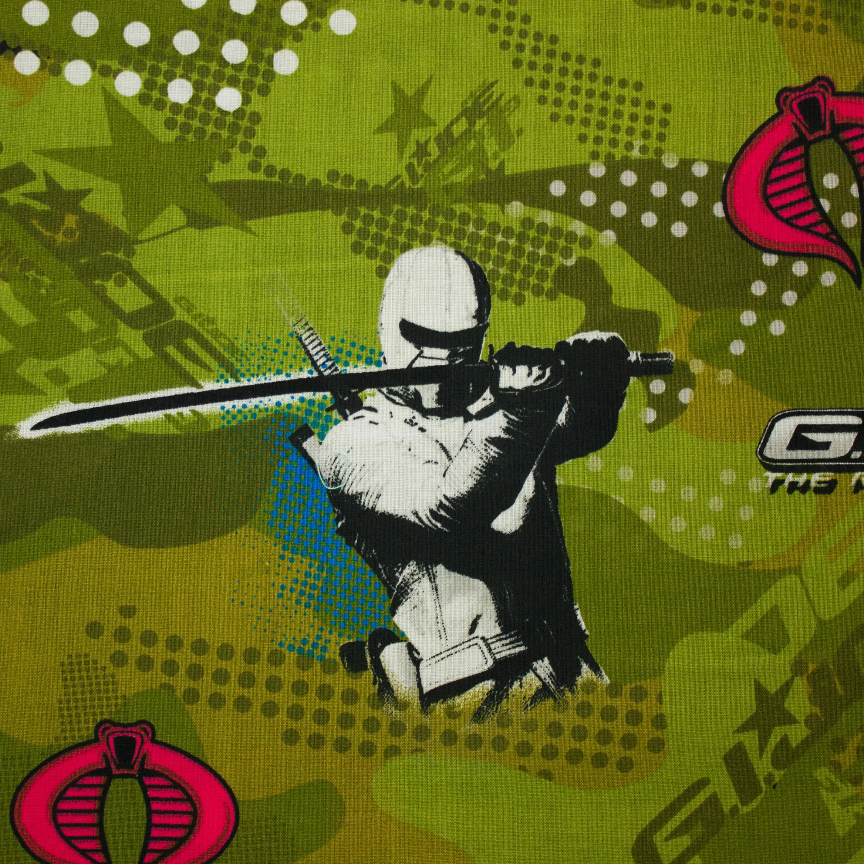 Katoen legergroen G.I.Joe 'The Rise of Cobra'