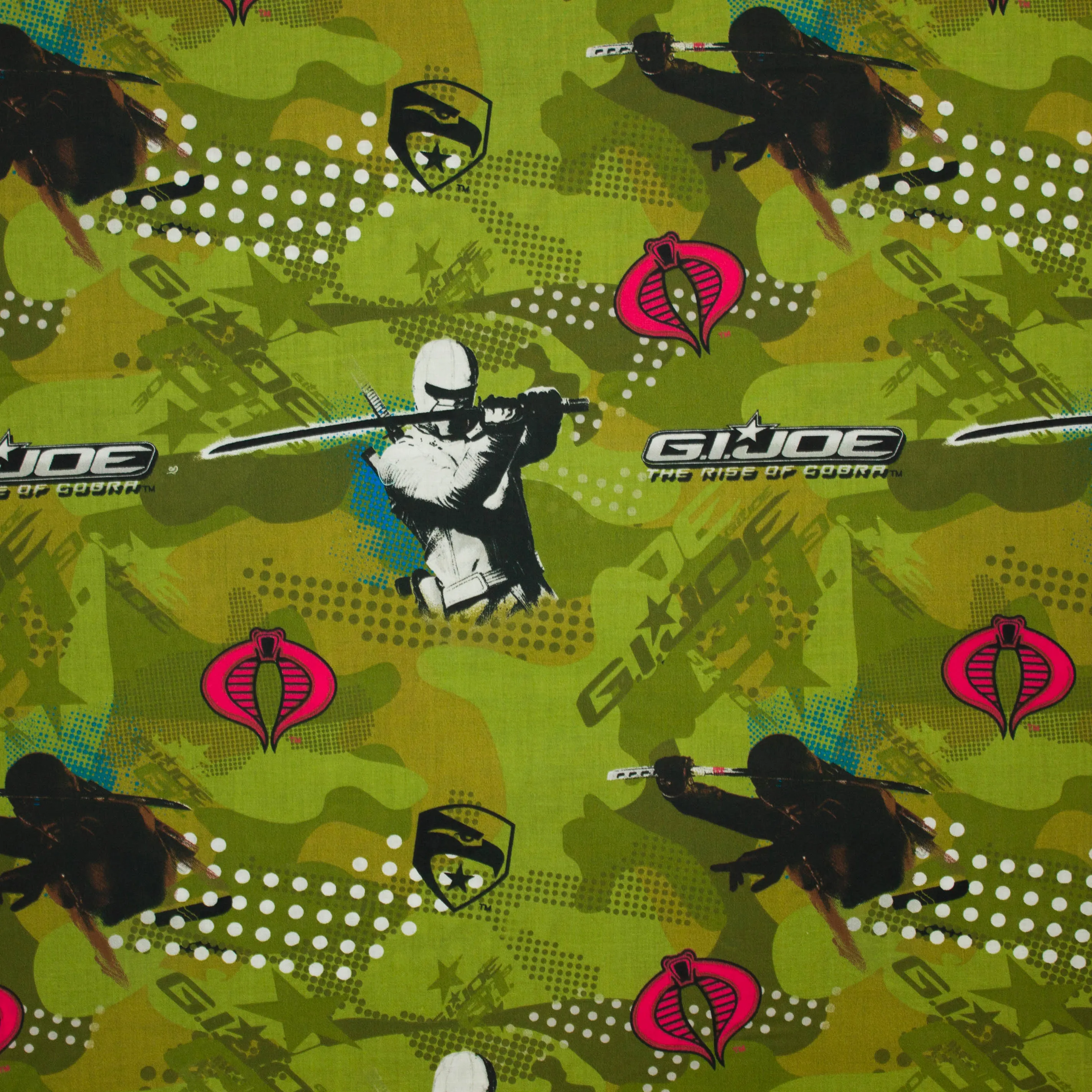 Katoen legergroen G.I.Joe 'The Rise of Cobra'
