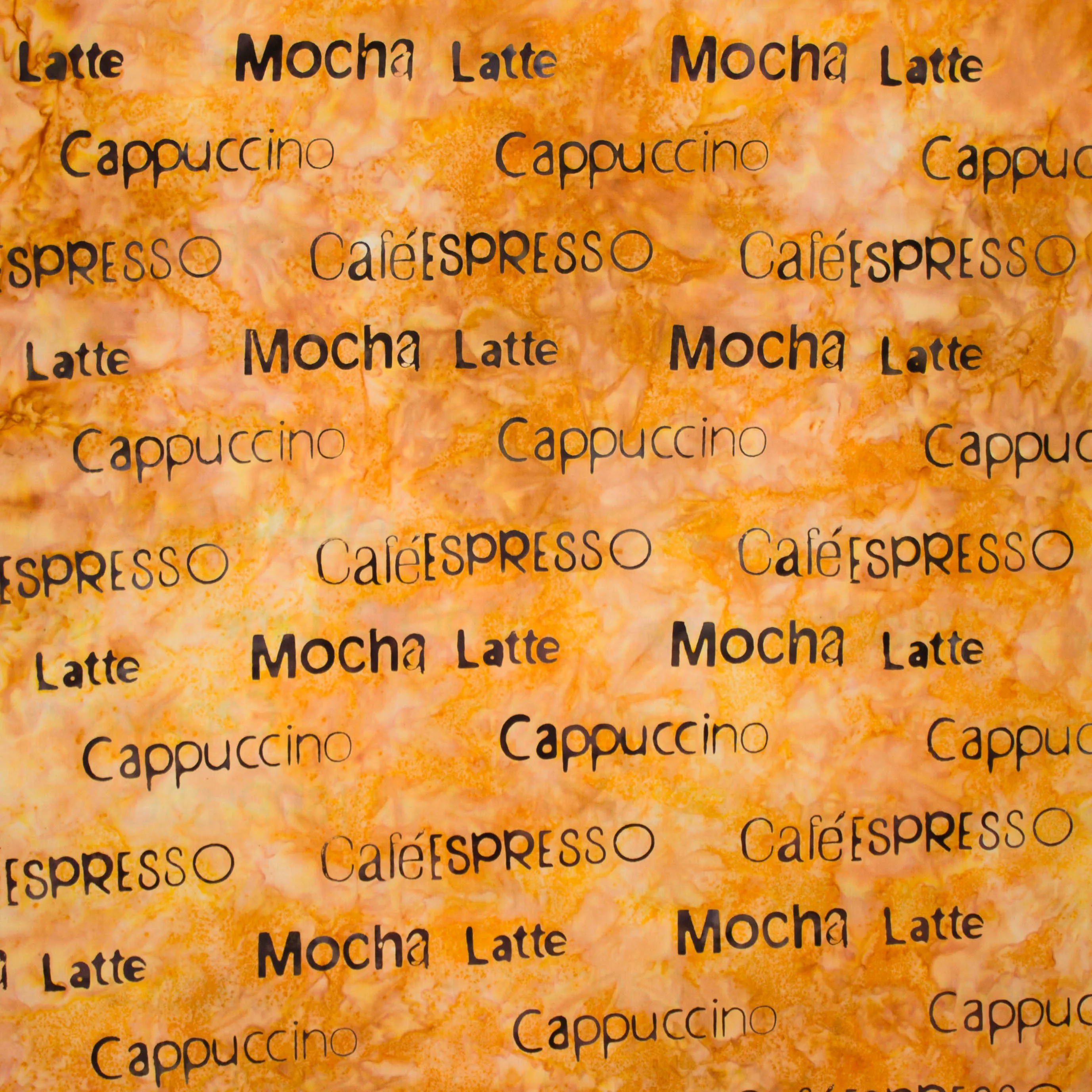 Katoen koffie print 'Coffee Break'