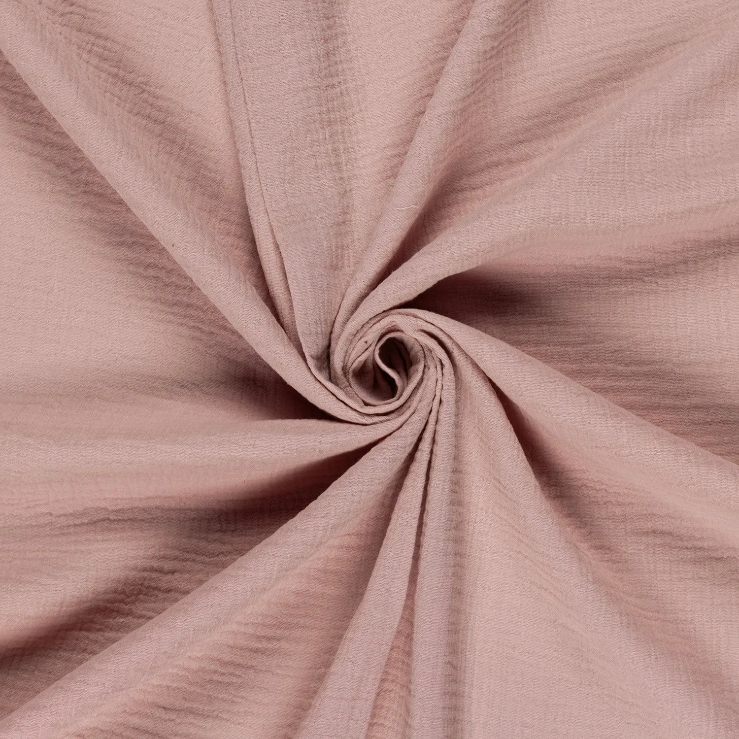 Mousseline effen oudroze