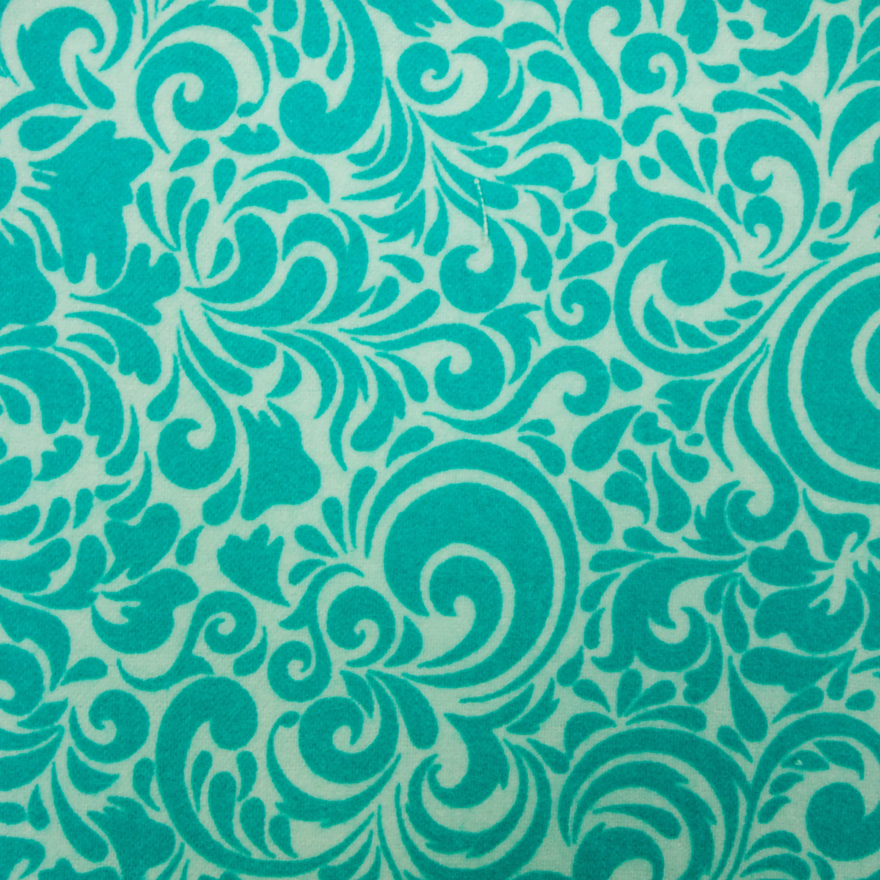 Flanel blauwe paisley