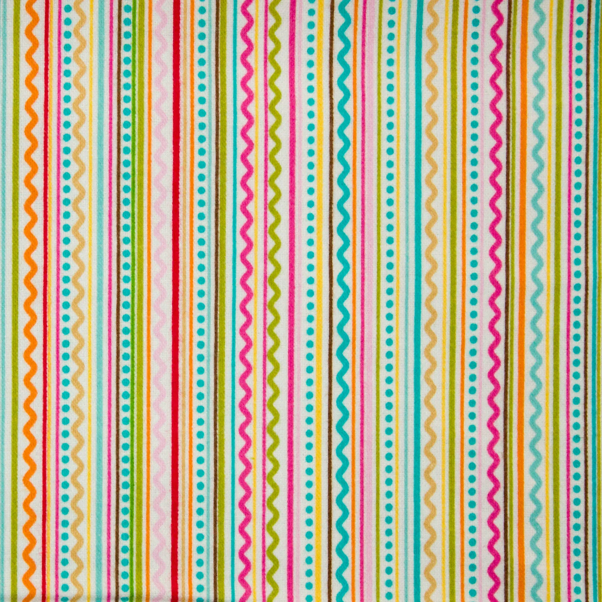 Flanel multicolor met kleurrijke lijnen