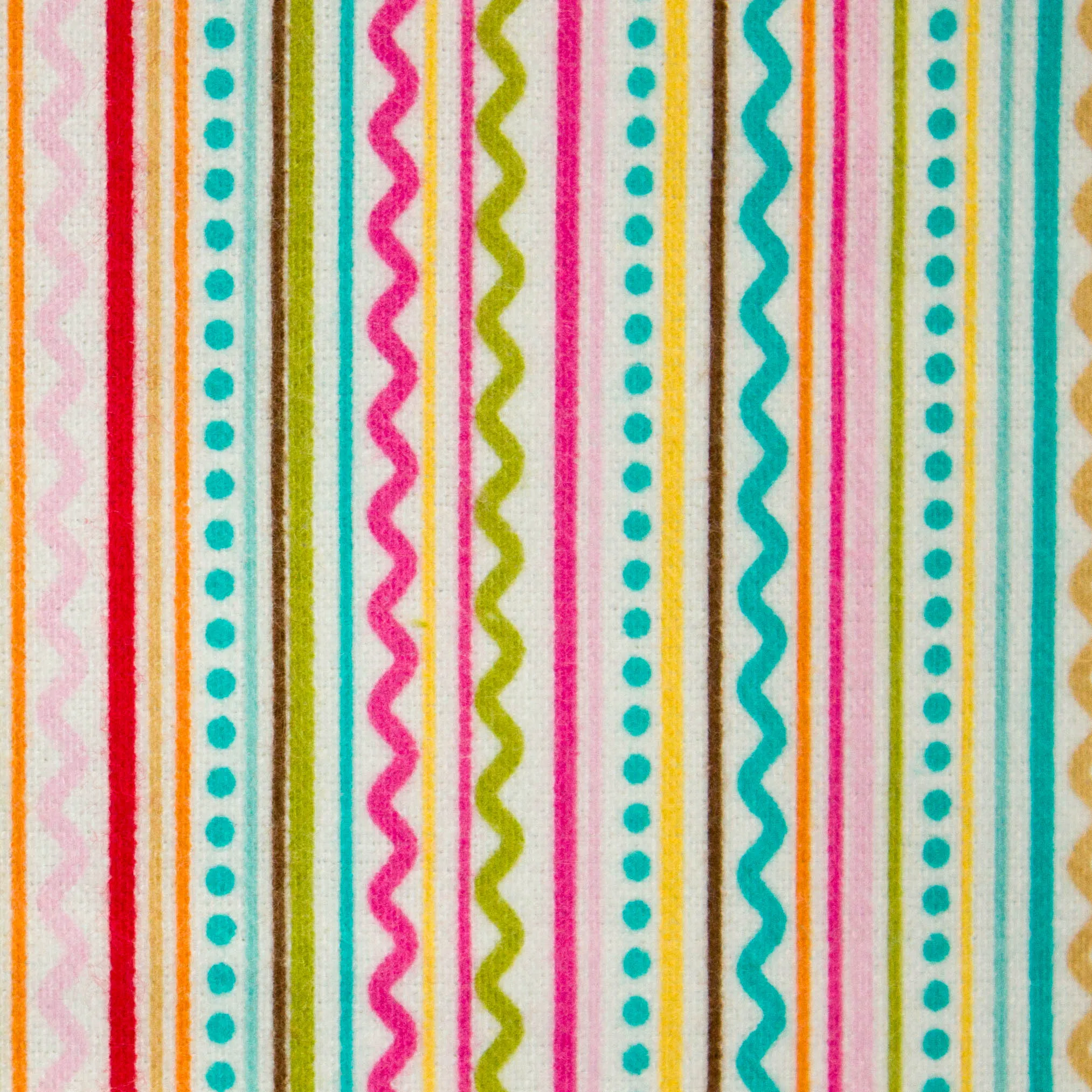 Flanel multicolor met kleurrijke lijnen