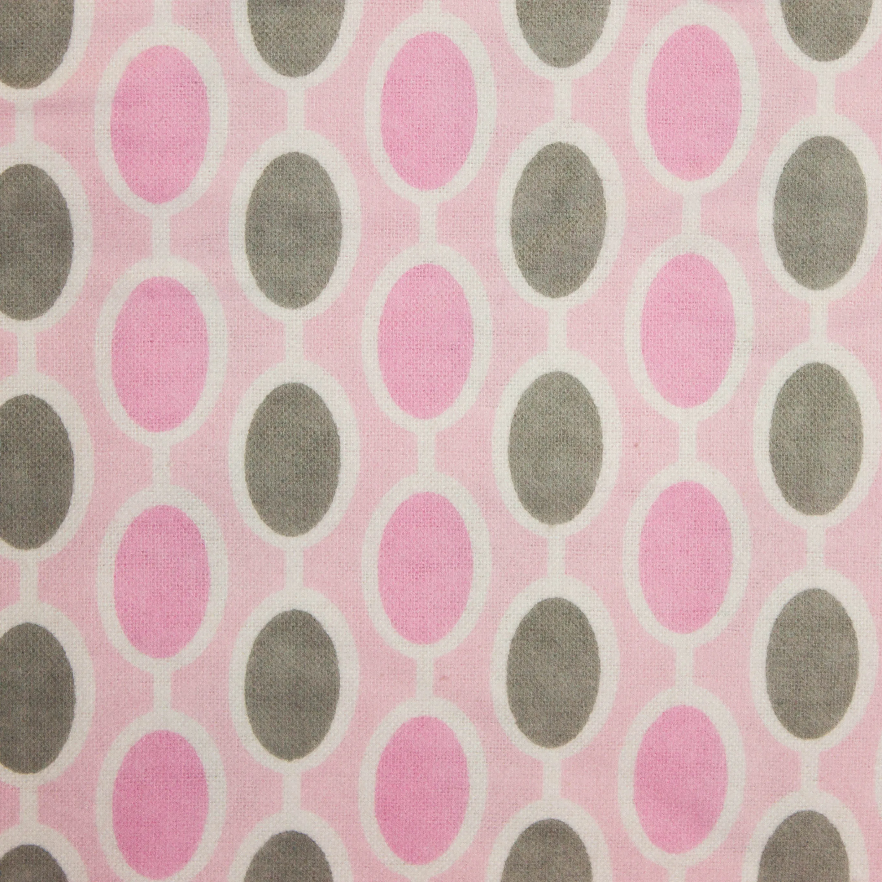 Flanel roze met abstract motief