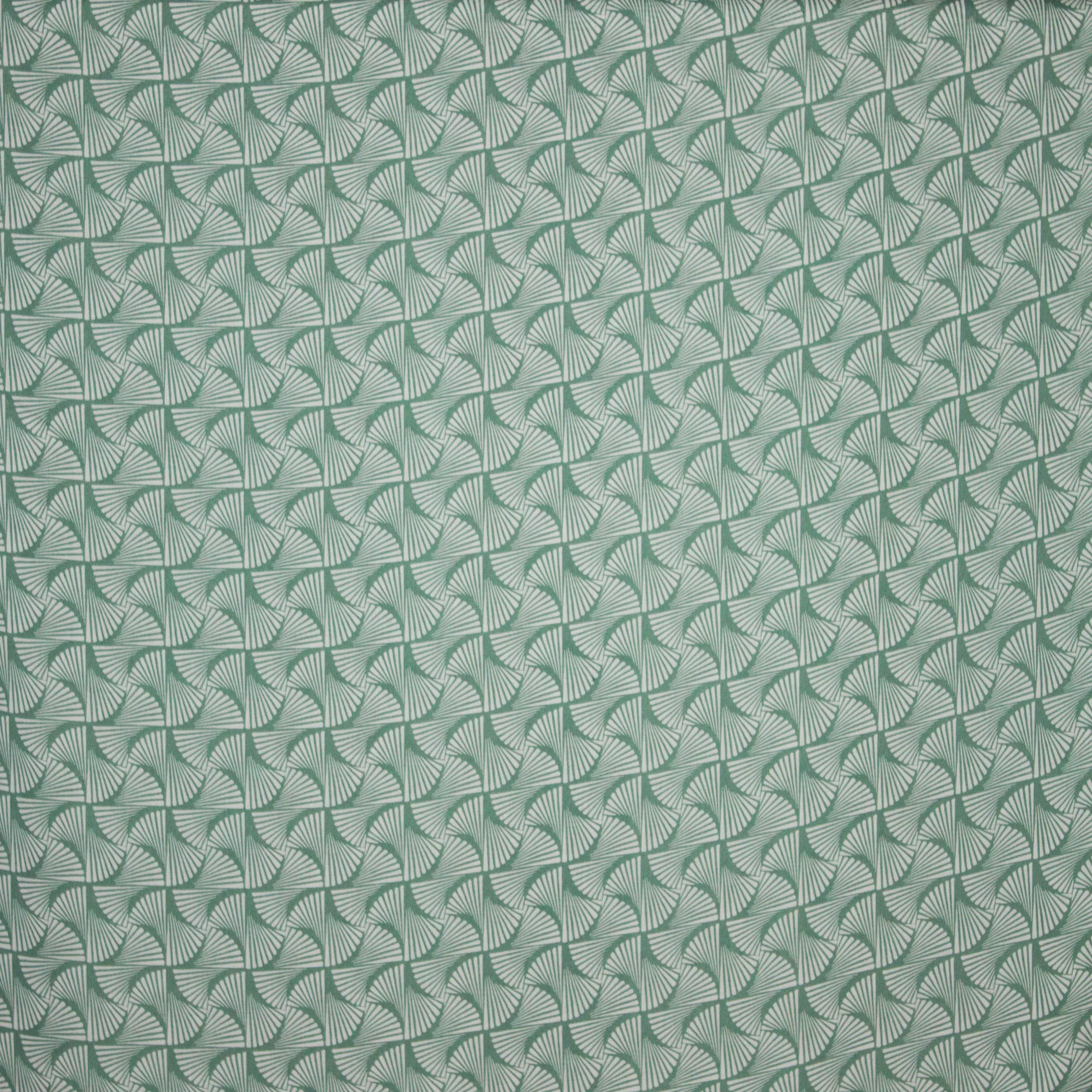 Viscose munt fantasie motief