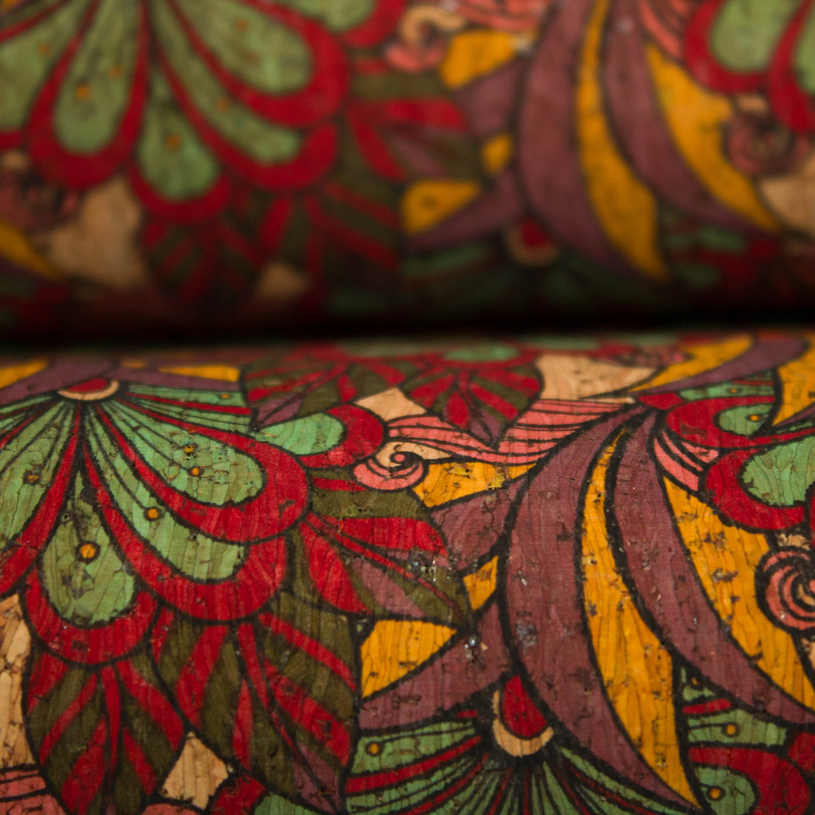 Kurk met multicolor motief - Katia