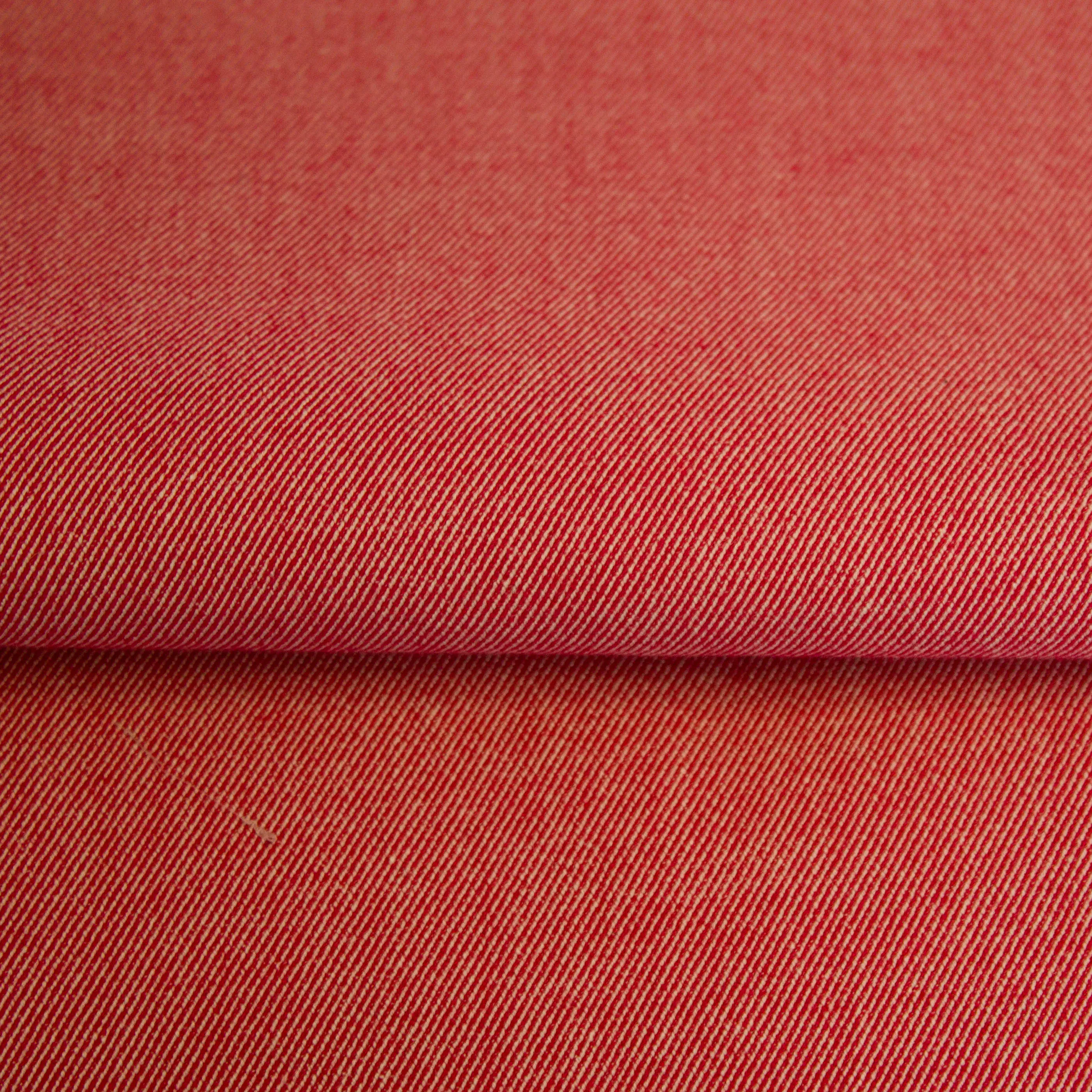 Katoen lycra rood
