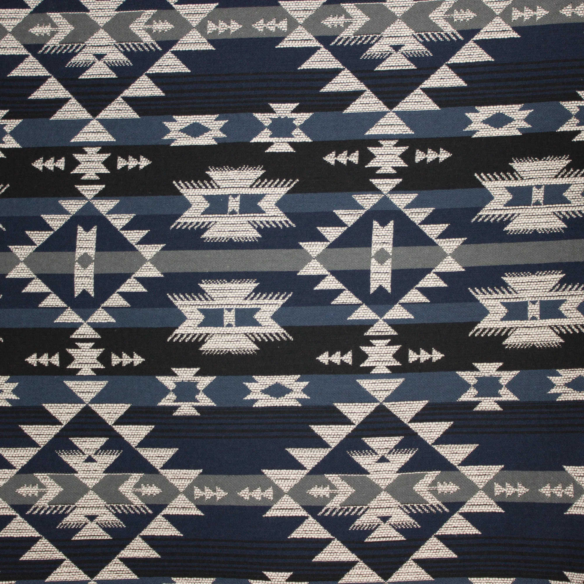 Jacquard met abstract motief
