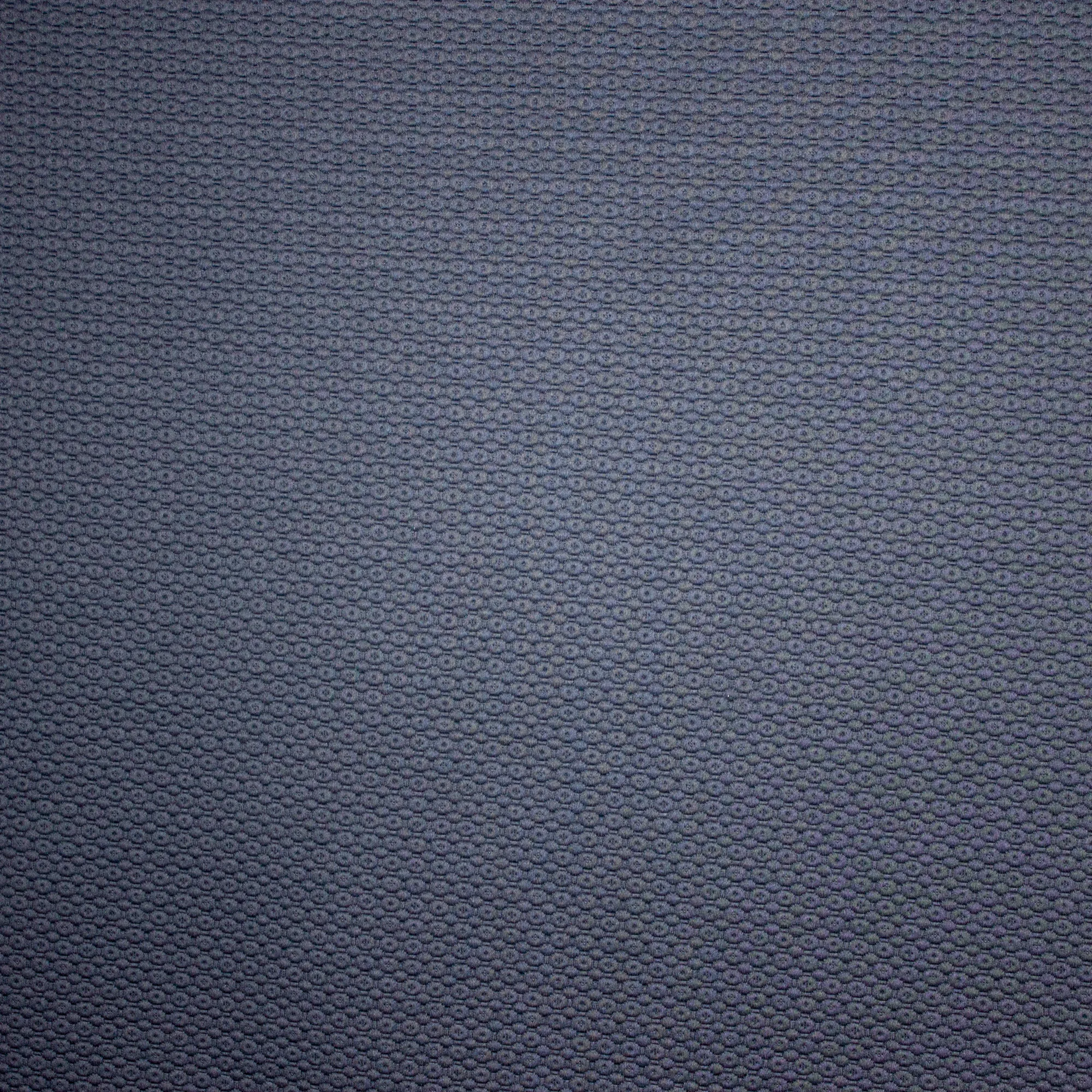 blauwe tricot met reliëf