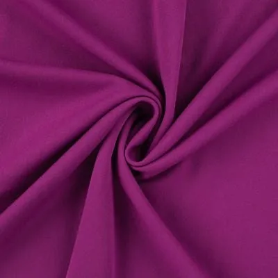 Two way polyester stretch met viscose en spandex paars