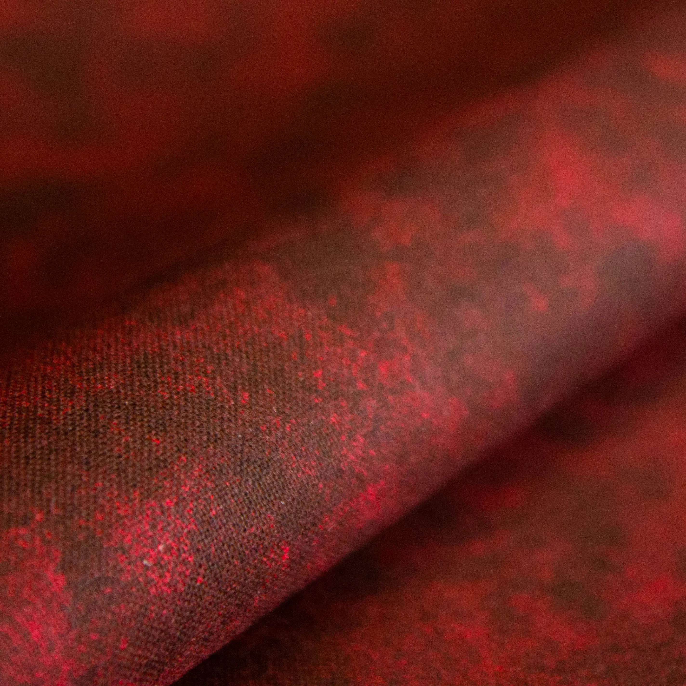 Katoen chrystal rood