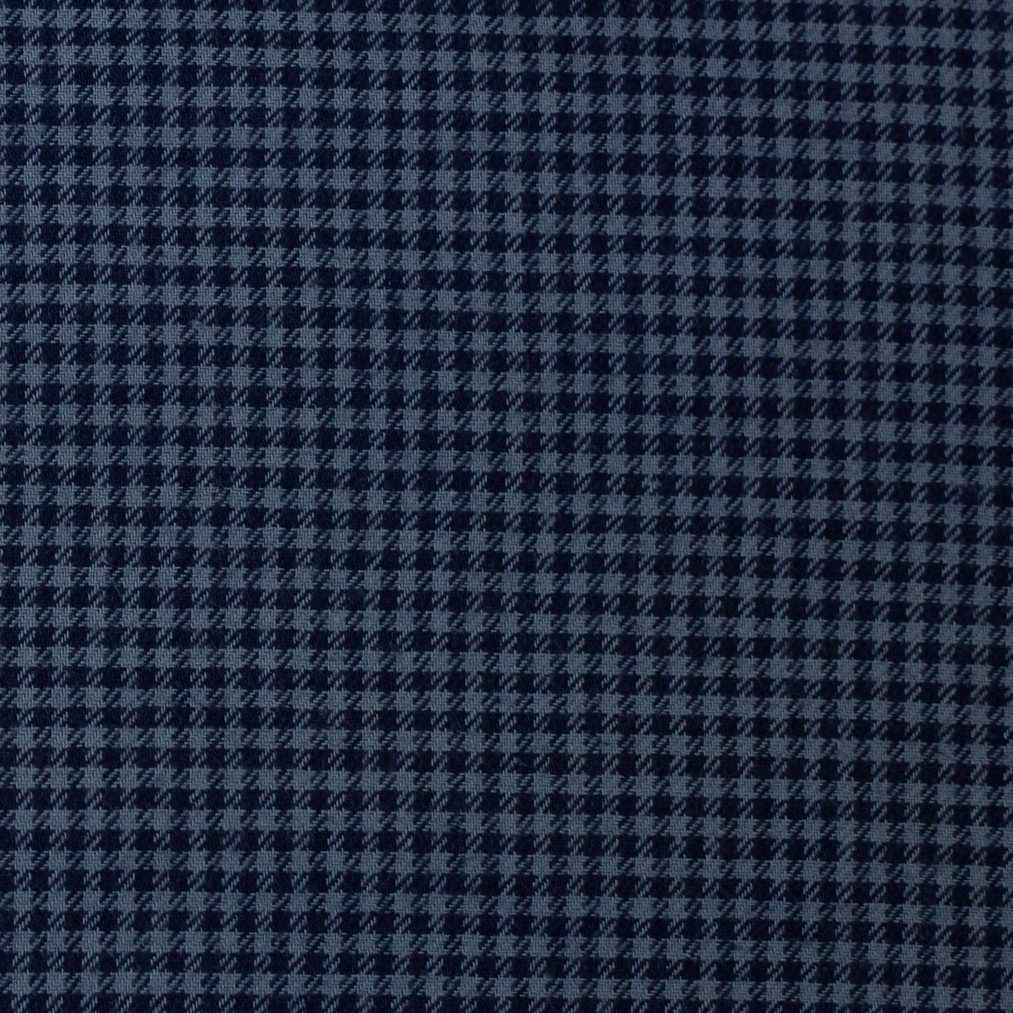 Flanel blauw met ruiten