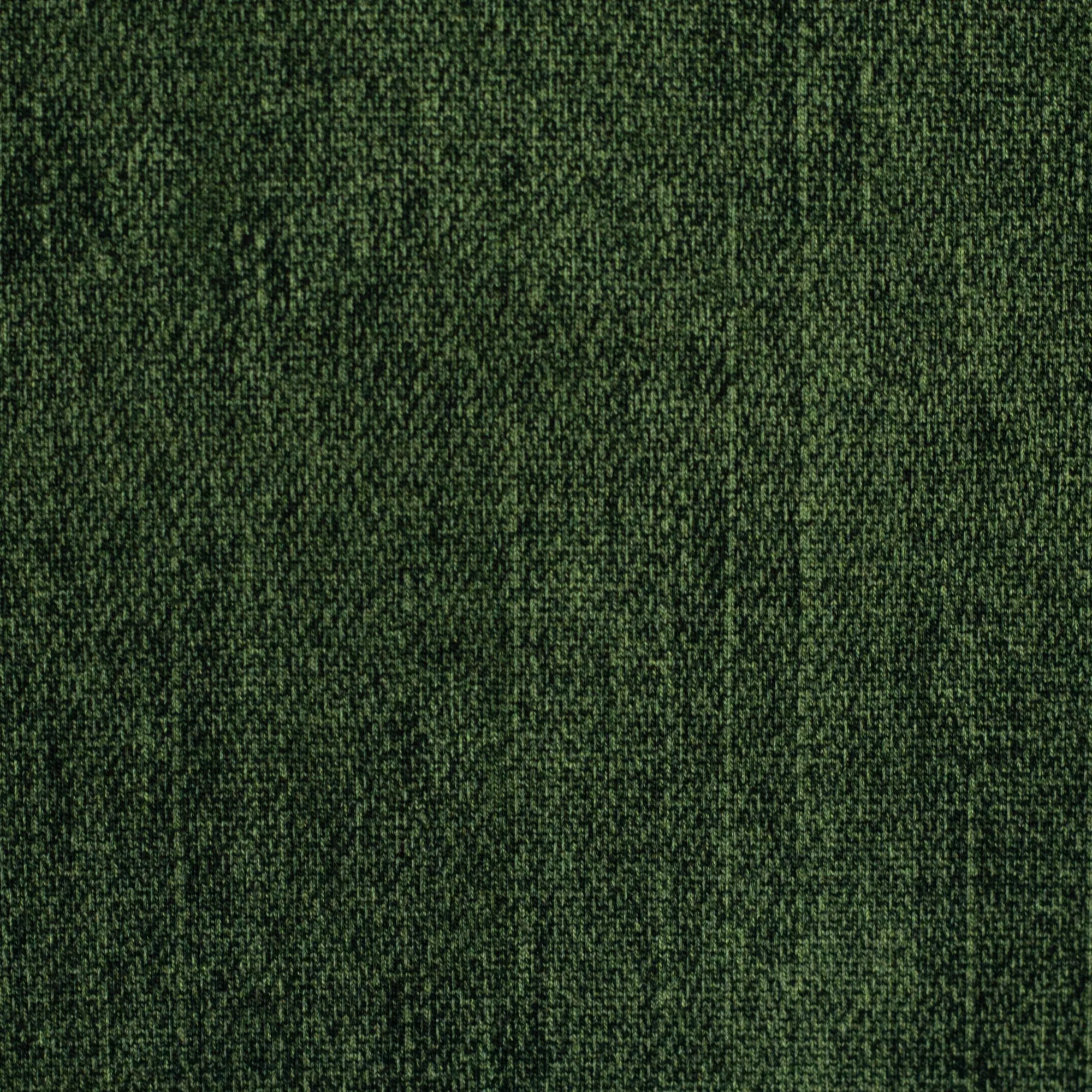 French terry denim groen