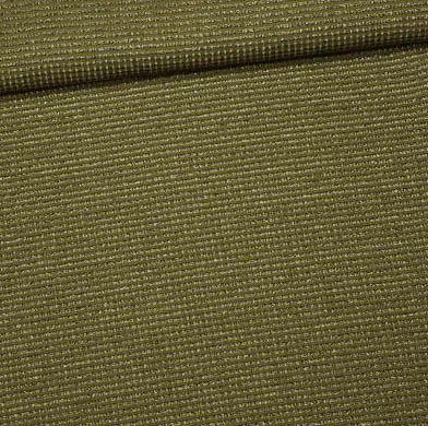 Polyester mengeling kakigroen met glinstering