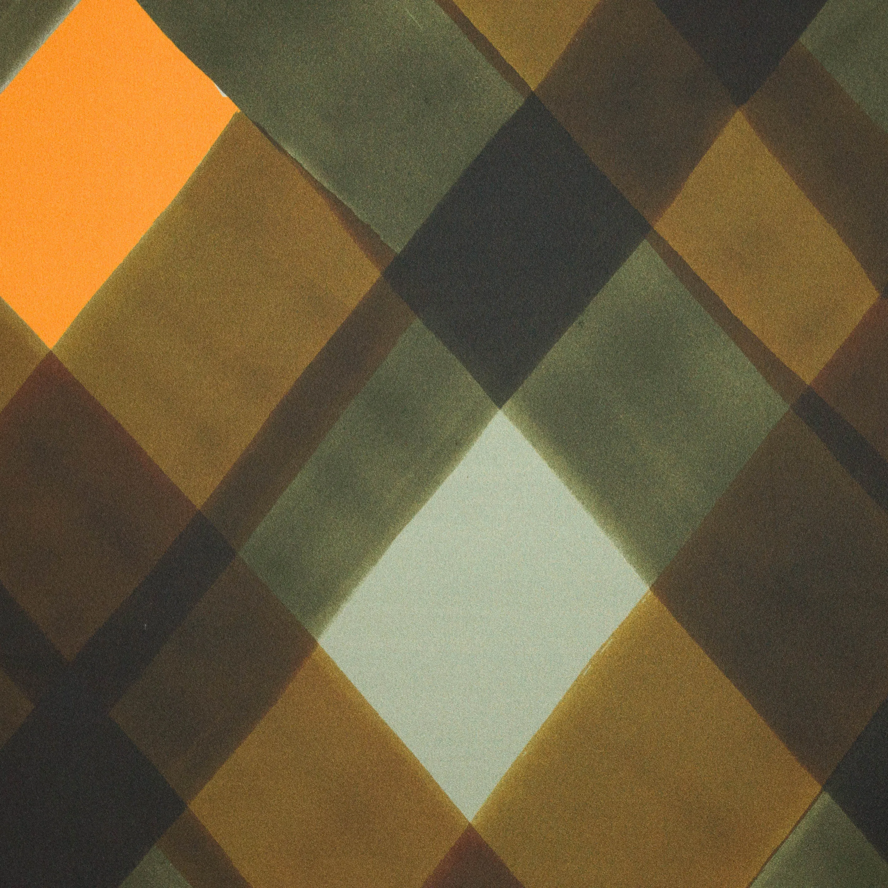 Polyester crêpe met ruitenpatroon