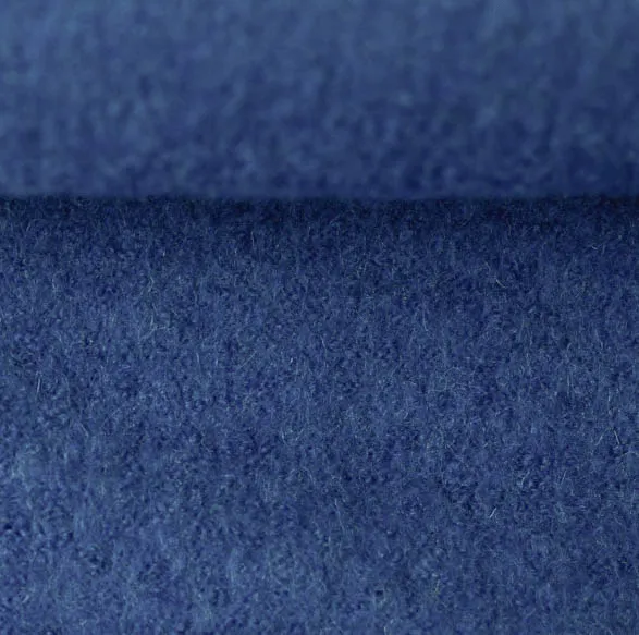 Gekookte wol 'Naomi' - blauw