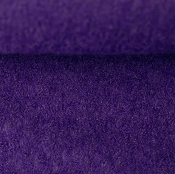 Gekookte wol - donker violet