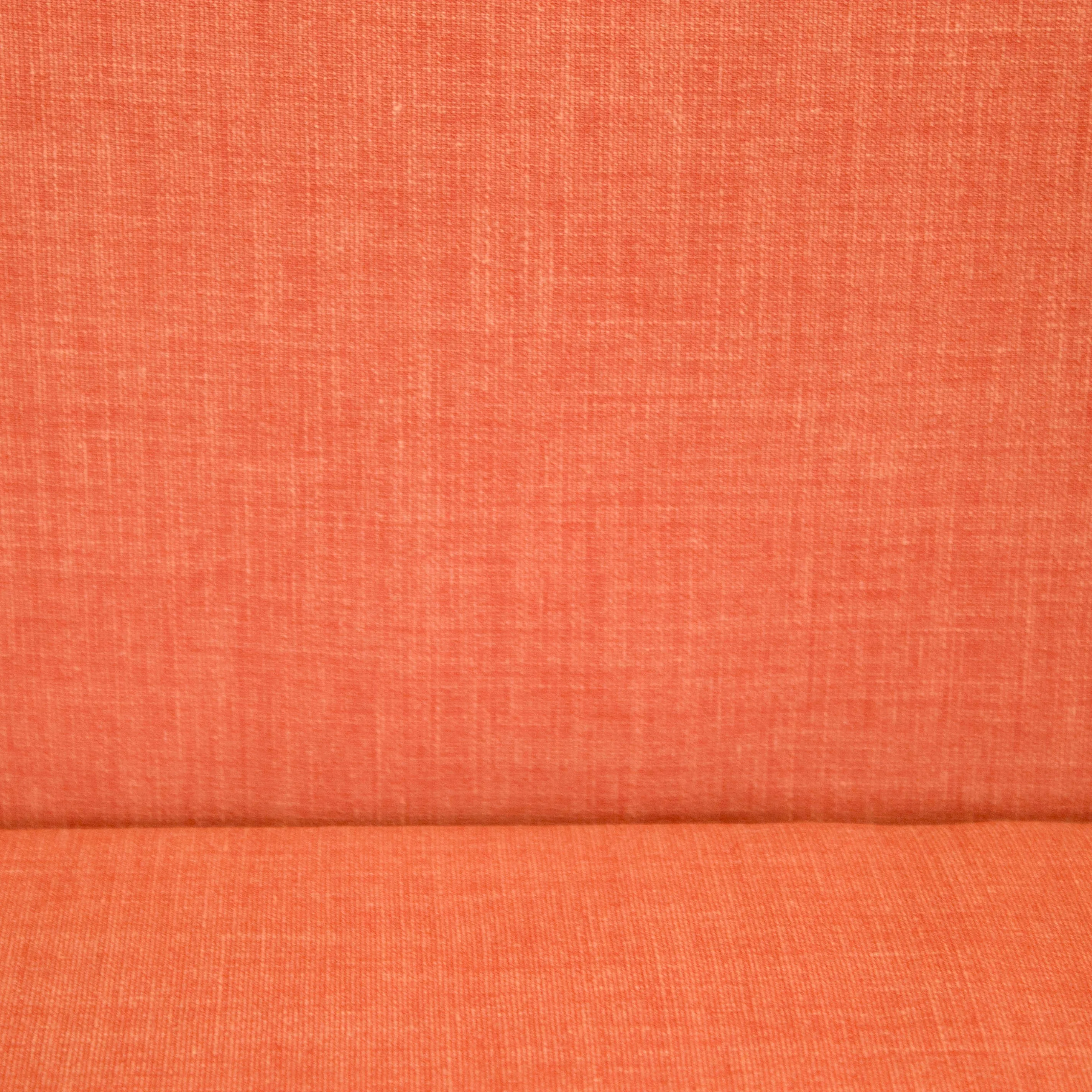 Katoen linnenlook oranje