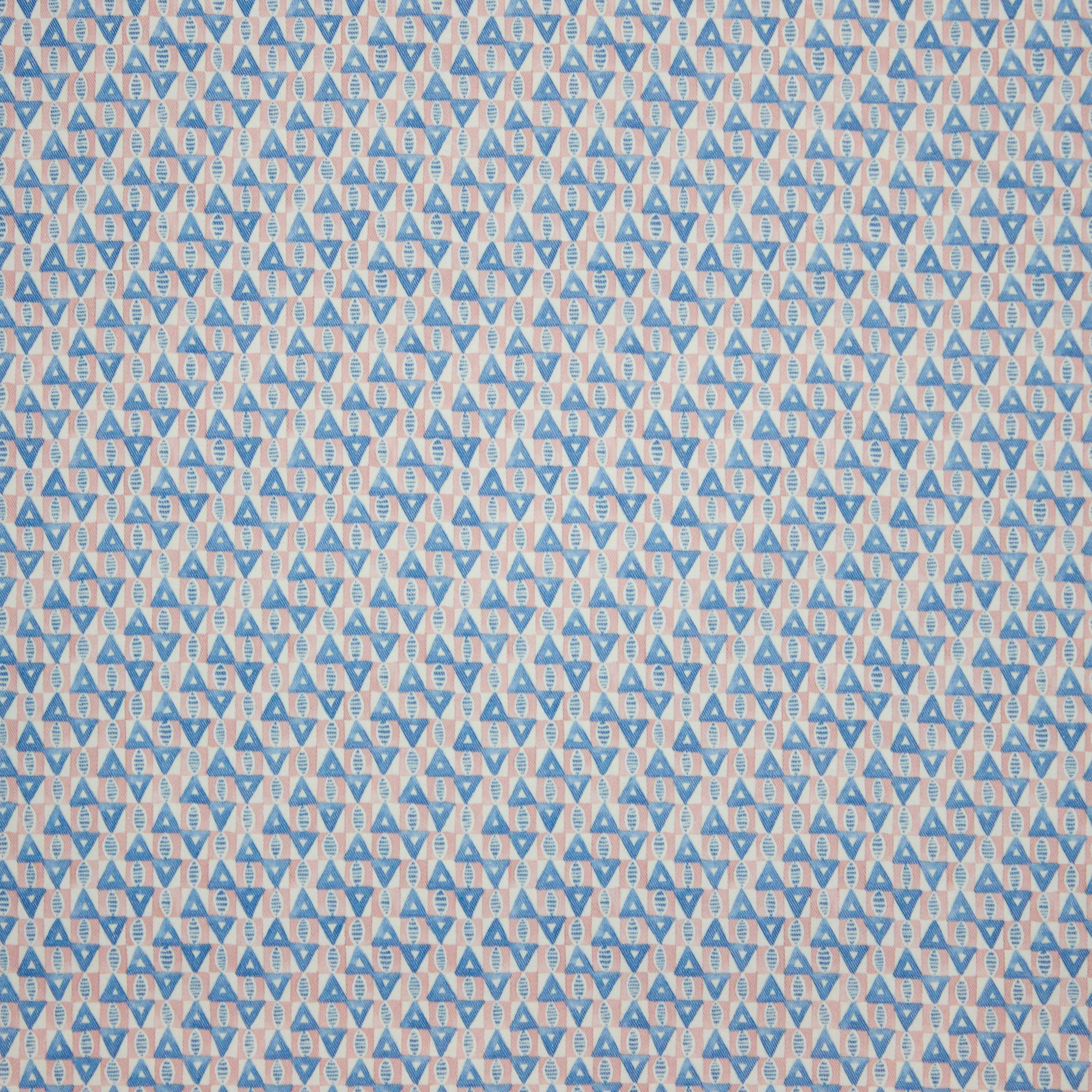 Katoen polyester elastisch met abstract patroon