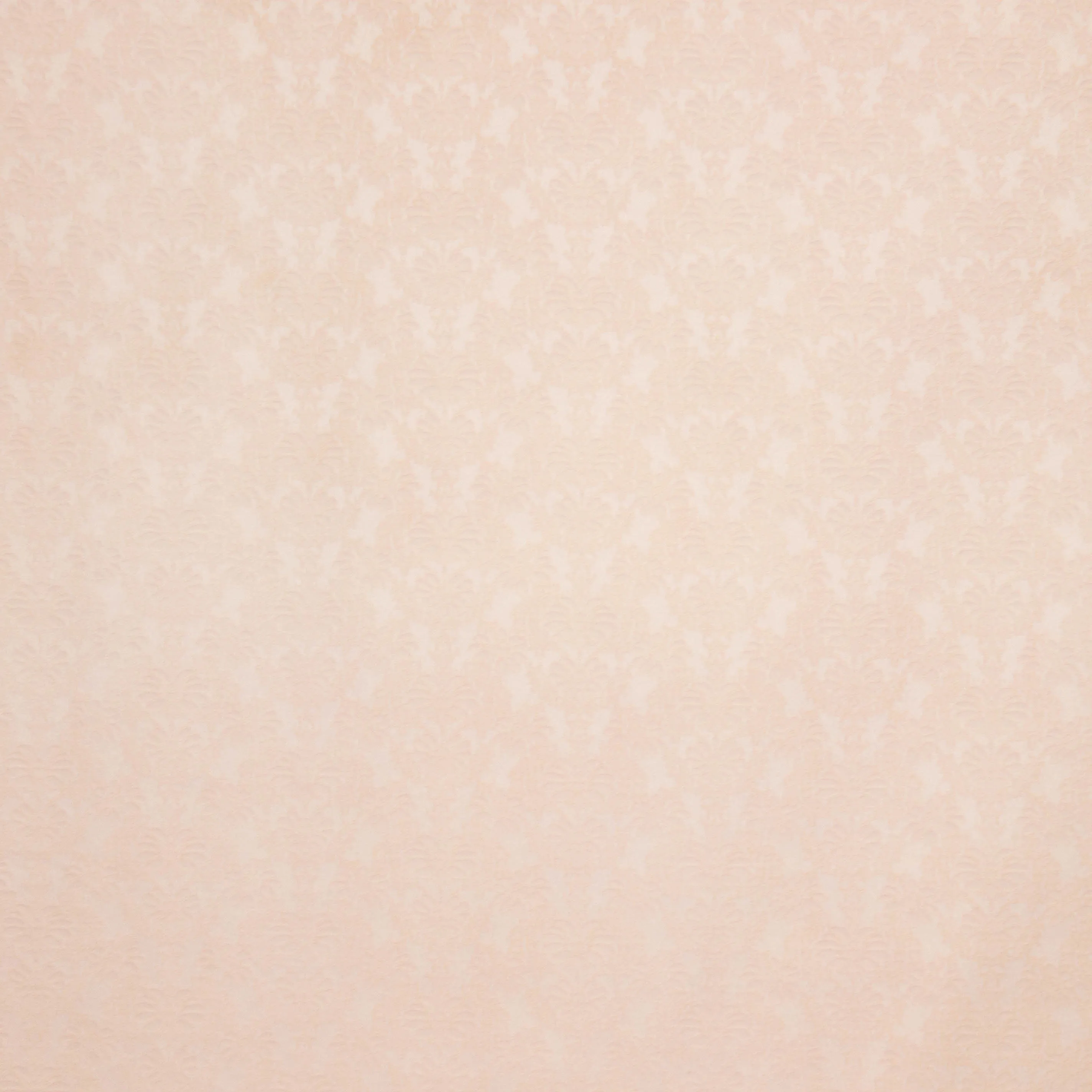 Jacquard licht zalmroze met bloemenpatroon