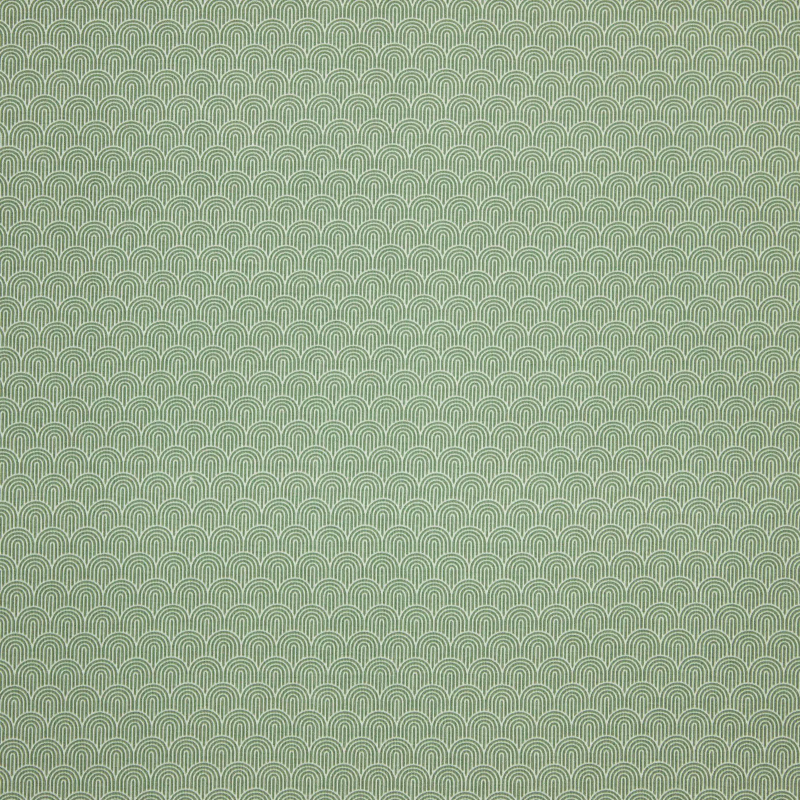 Tricot lichtgroen met bogen