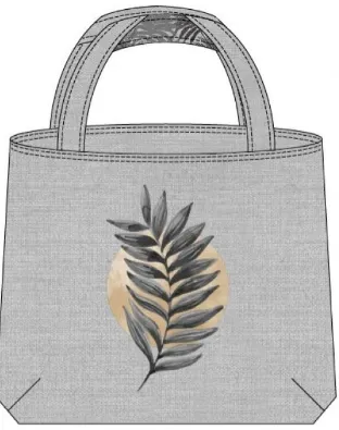 Paneel canvas 'Palm' tas