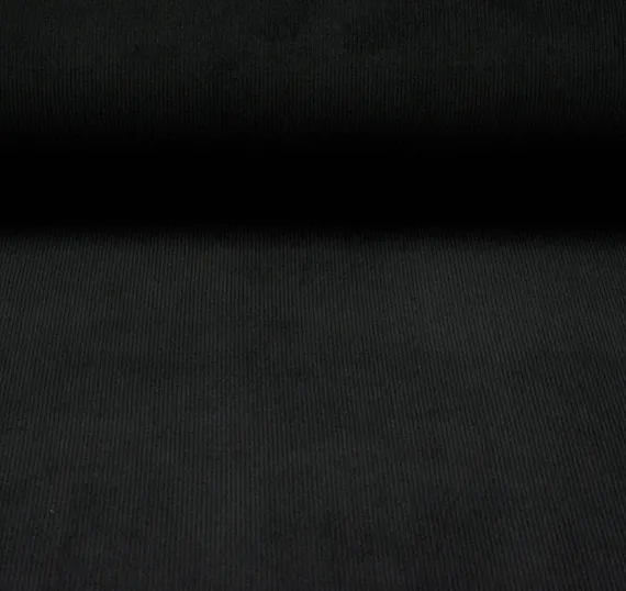 Corduroy zwart