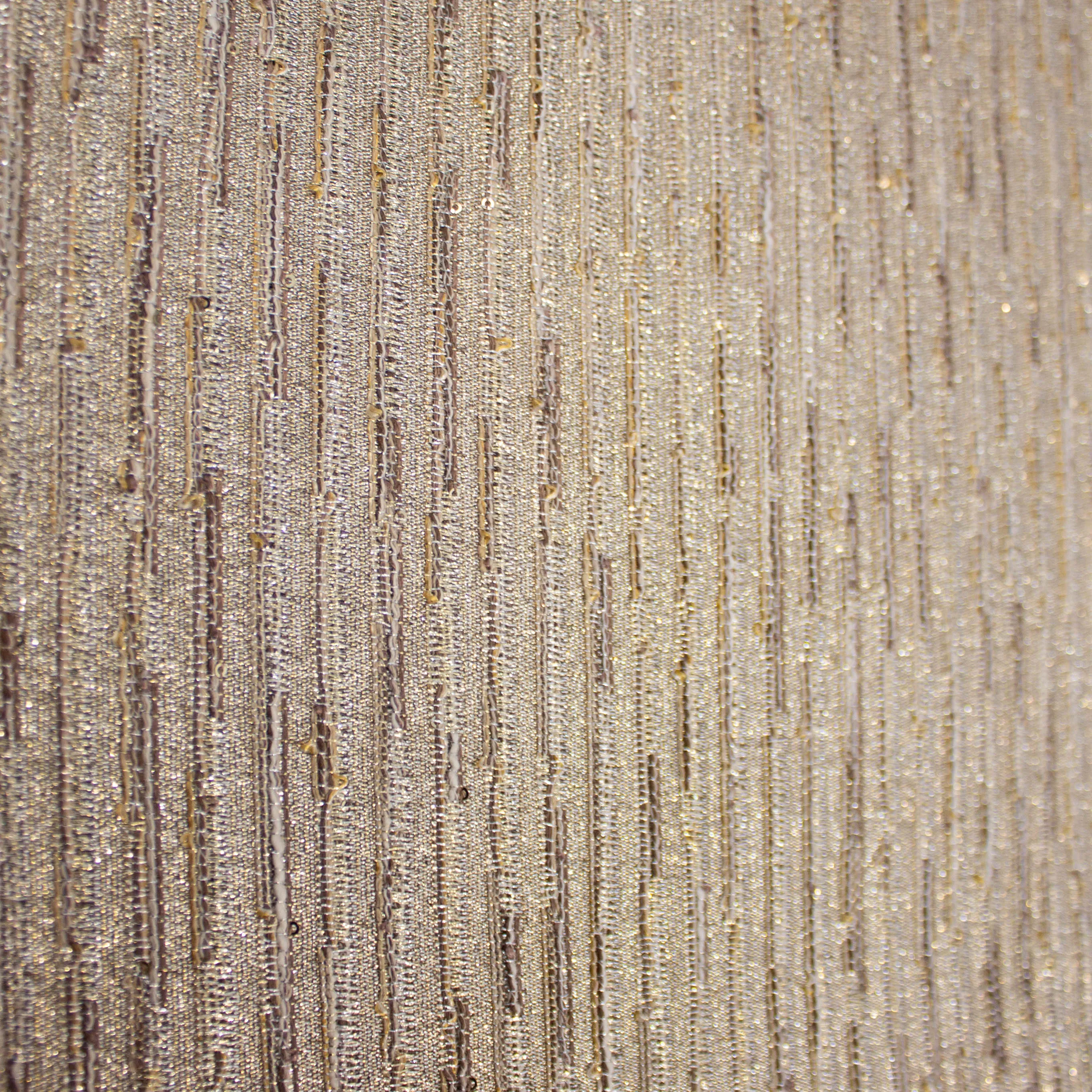 Jacquard gouden strepen met glitter - Lorré