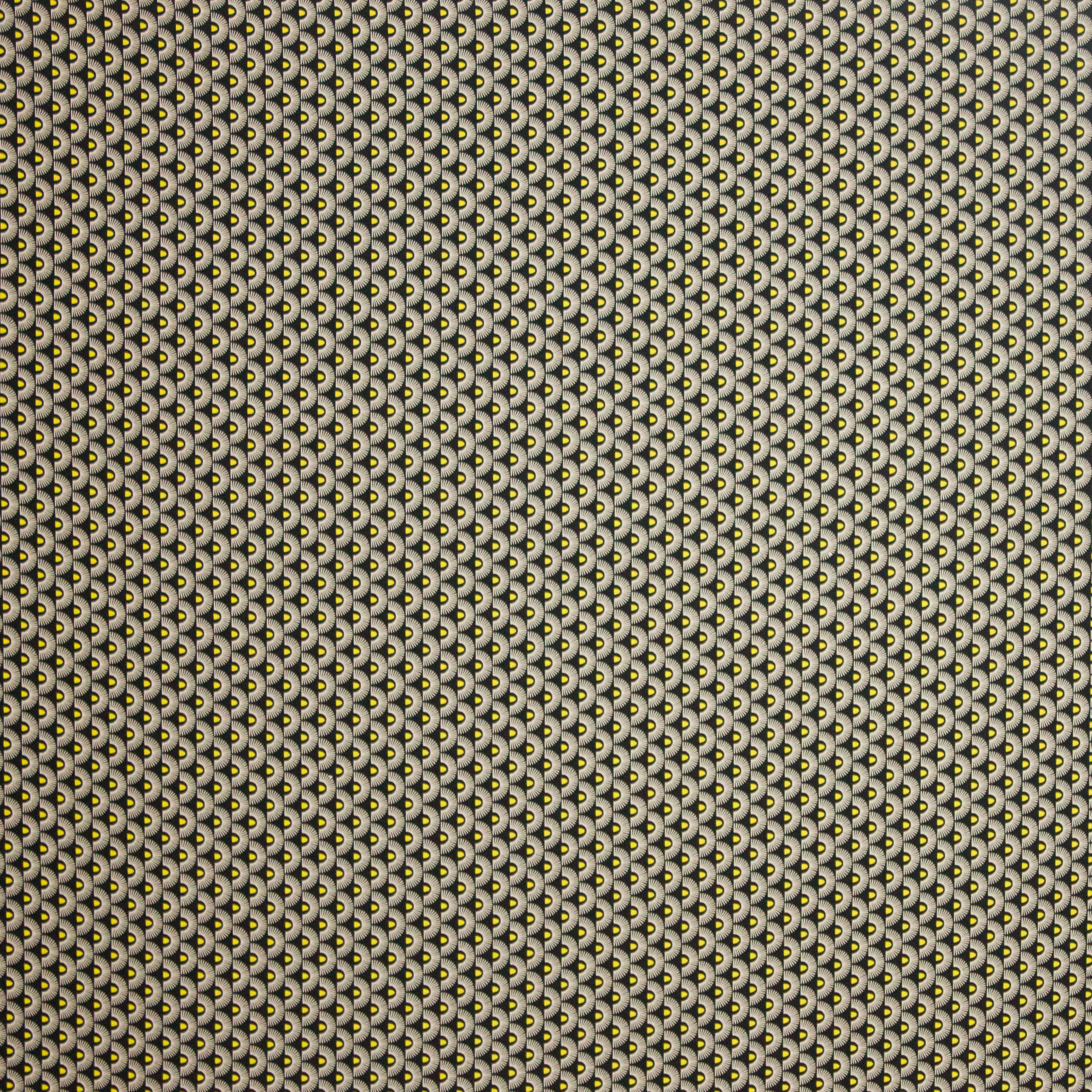 Viscose zwart zonnetjes