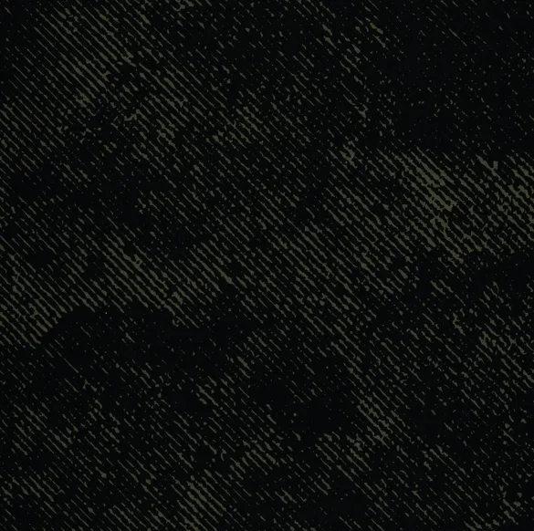 French terry zwart met groene print