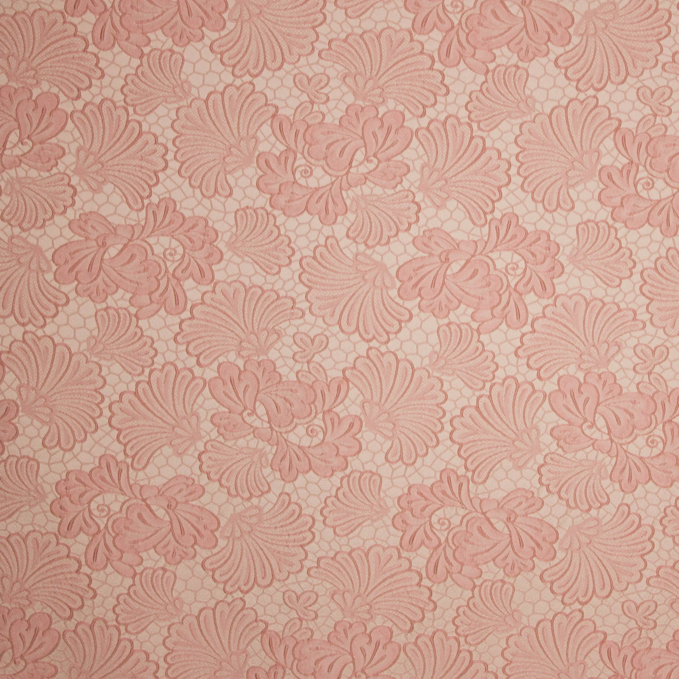 Jacquard roze fantasie motief