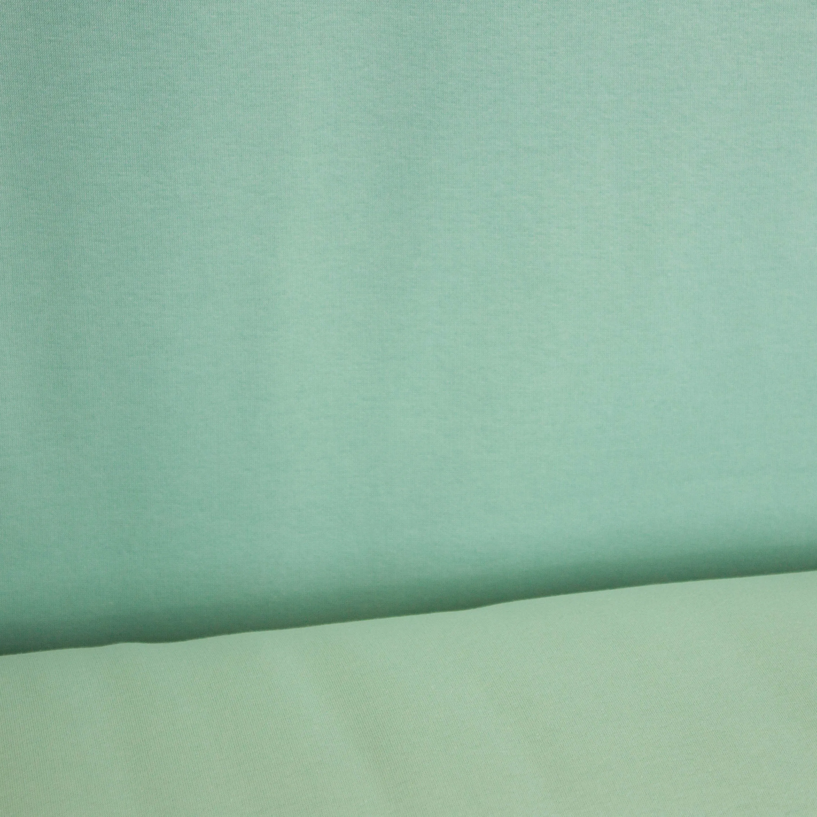 Gebrushte sweaterstof lichtblauw/groen