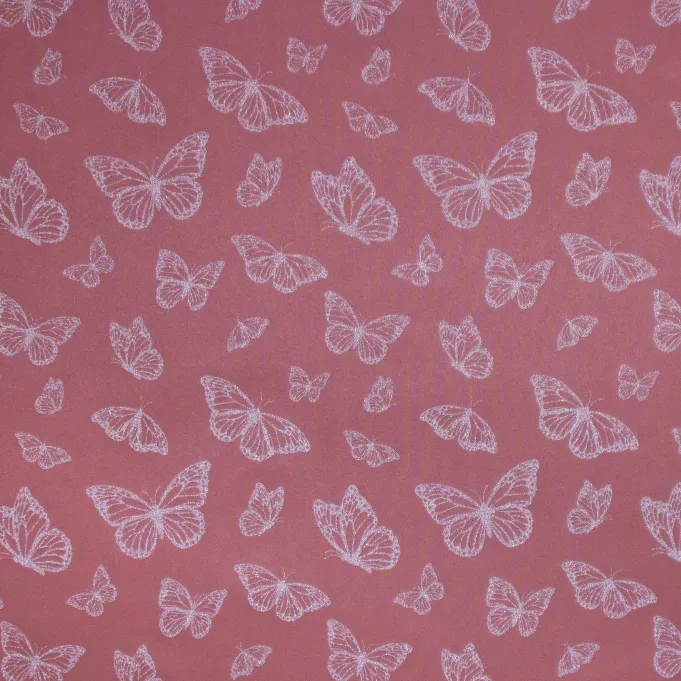 Softshell roze met reflecterende vlinders