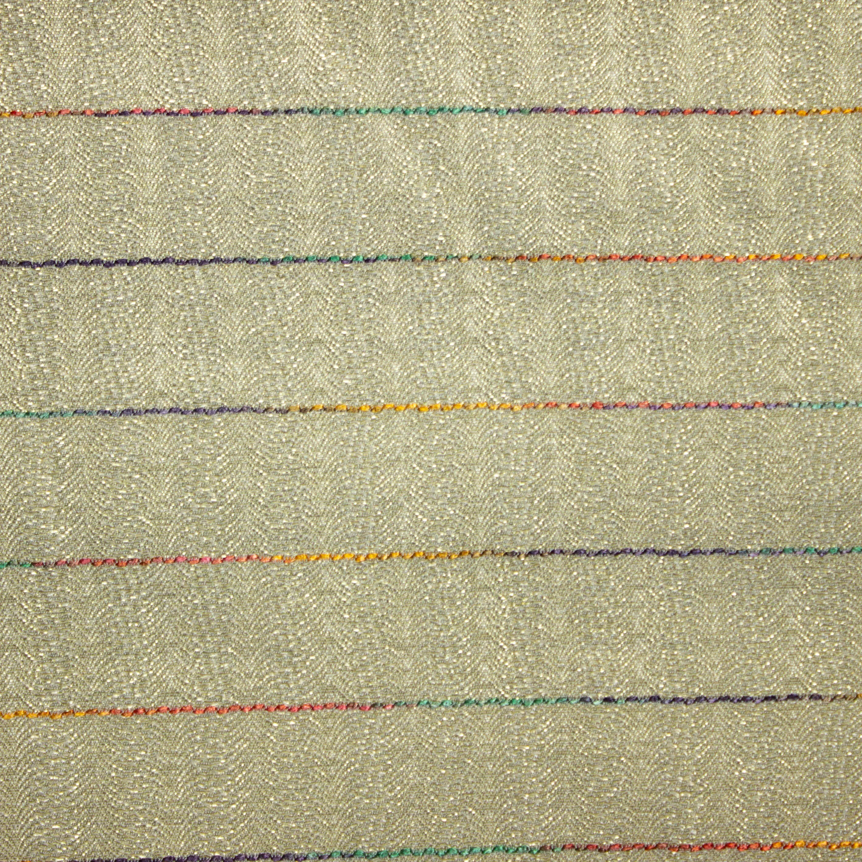 Multi tweed zacht goud met kleurrijke strepen