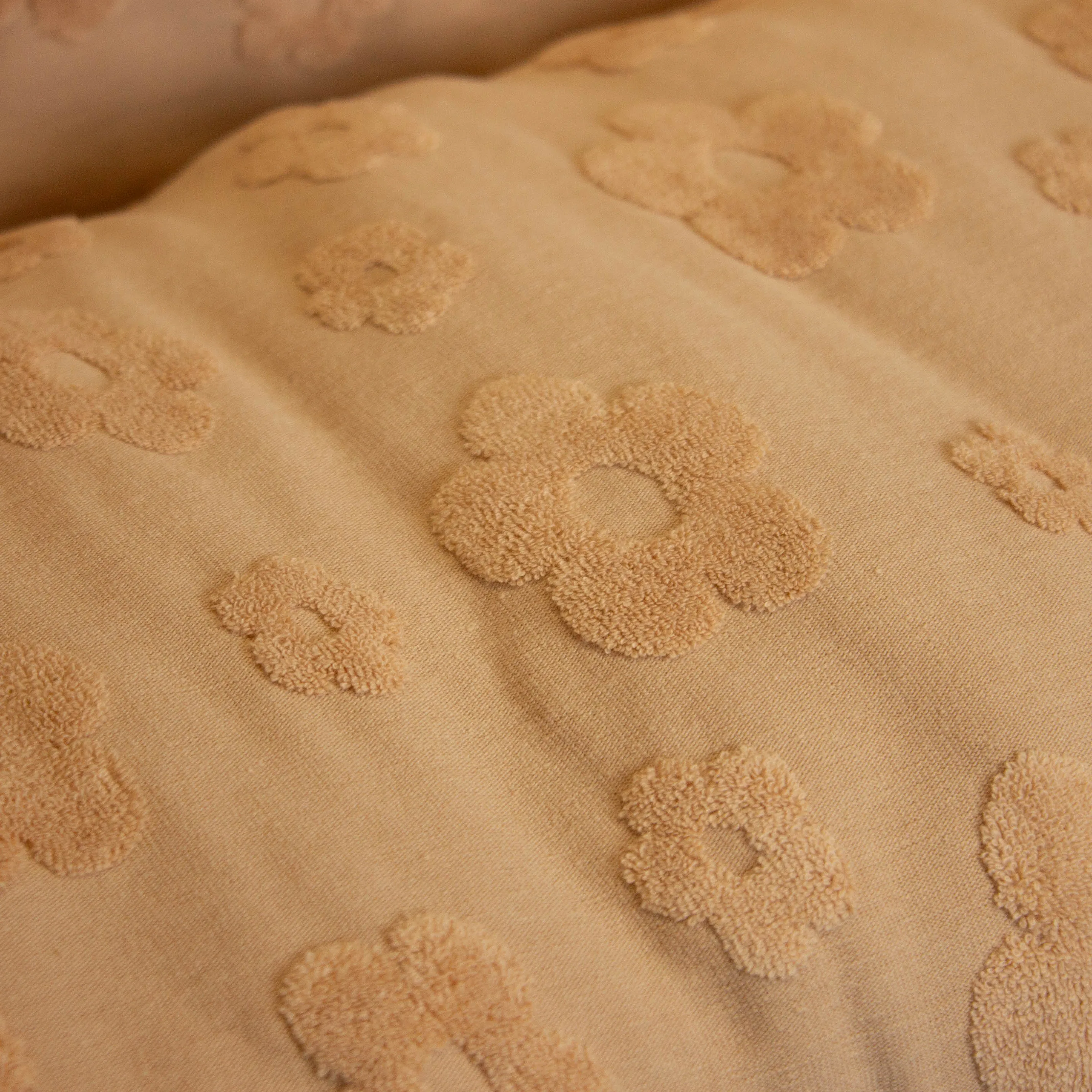 Jacquard bloemen dusty salmon - Qjutie & the Qjutest