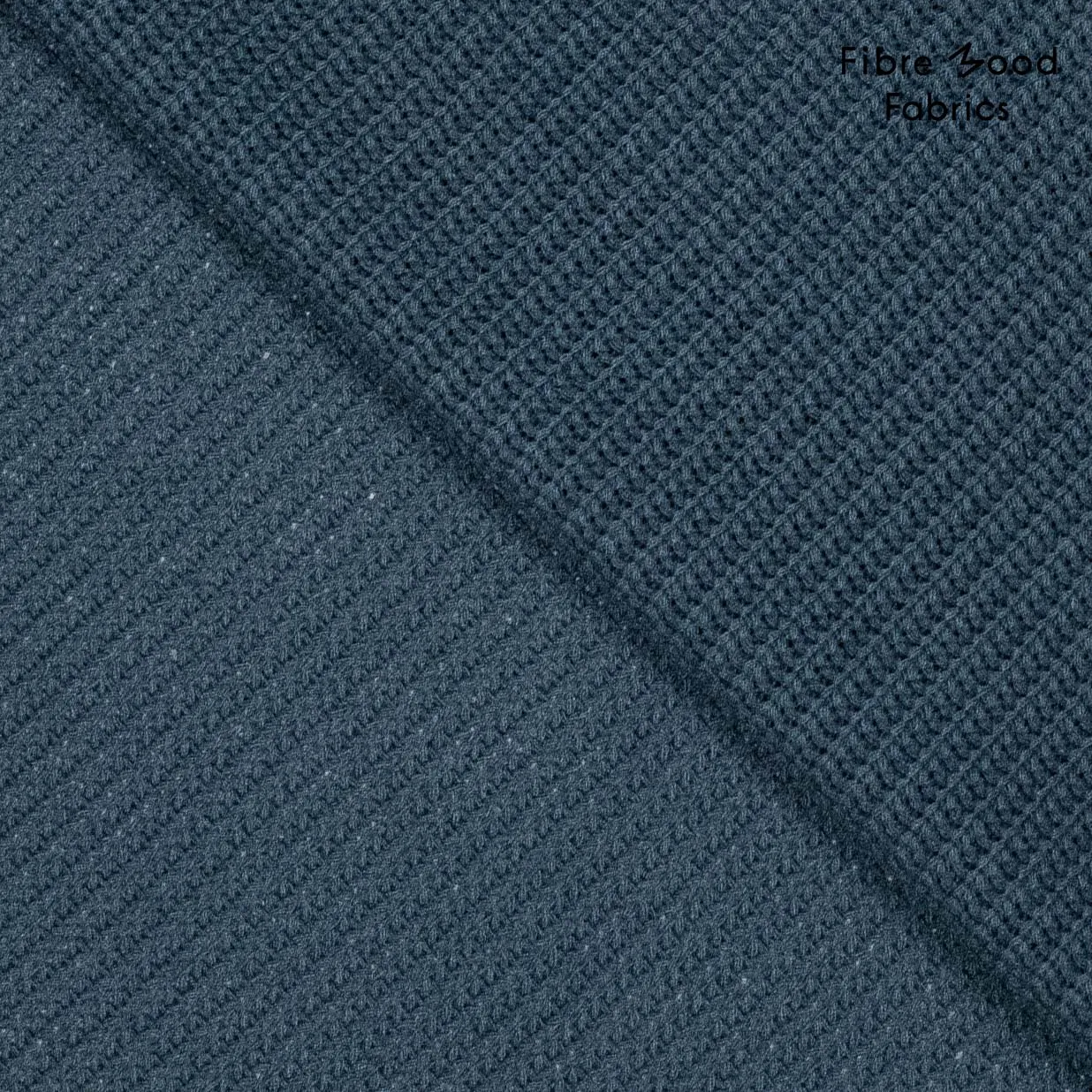 Brei katoen blauw - Fibre Mood