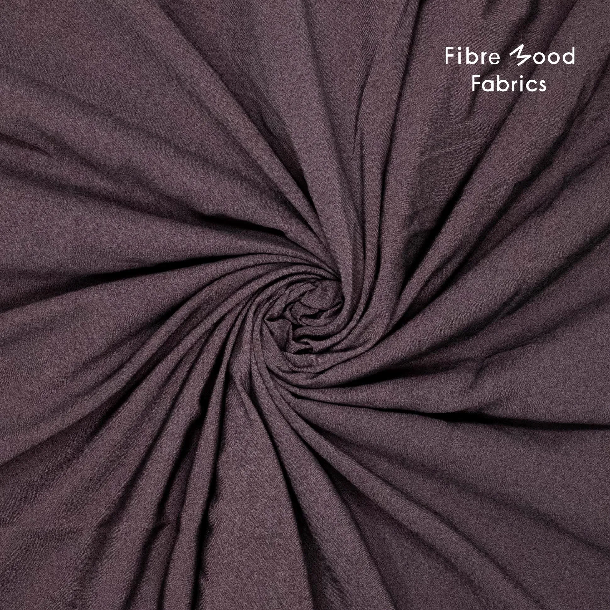 Viscosemengeling tencel aubergine - Fibre Mood