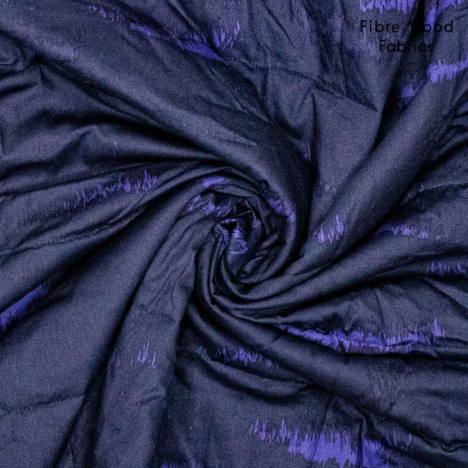Matélasse katoen blauw - Fibre Mood