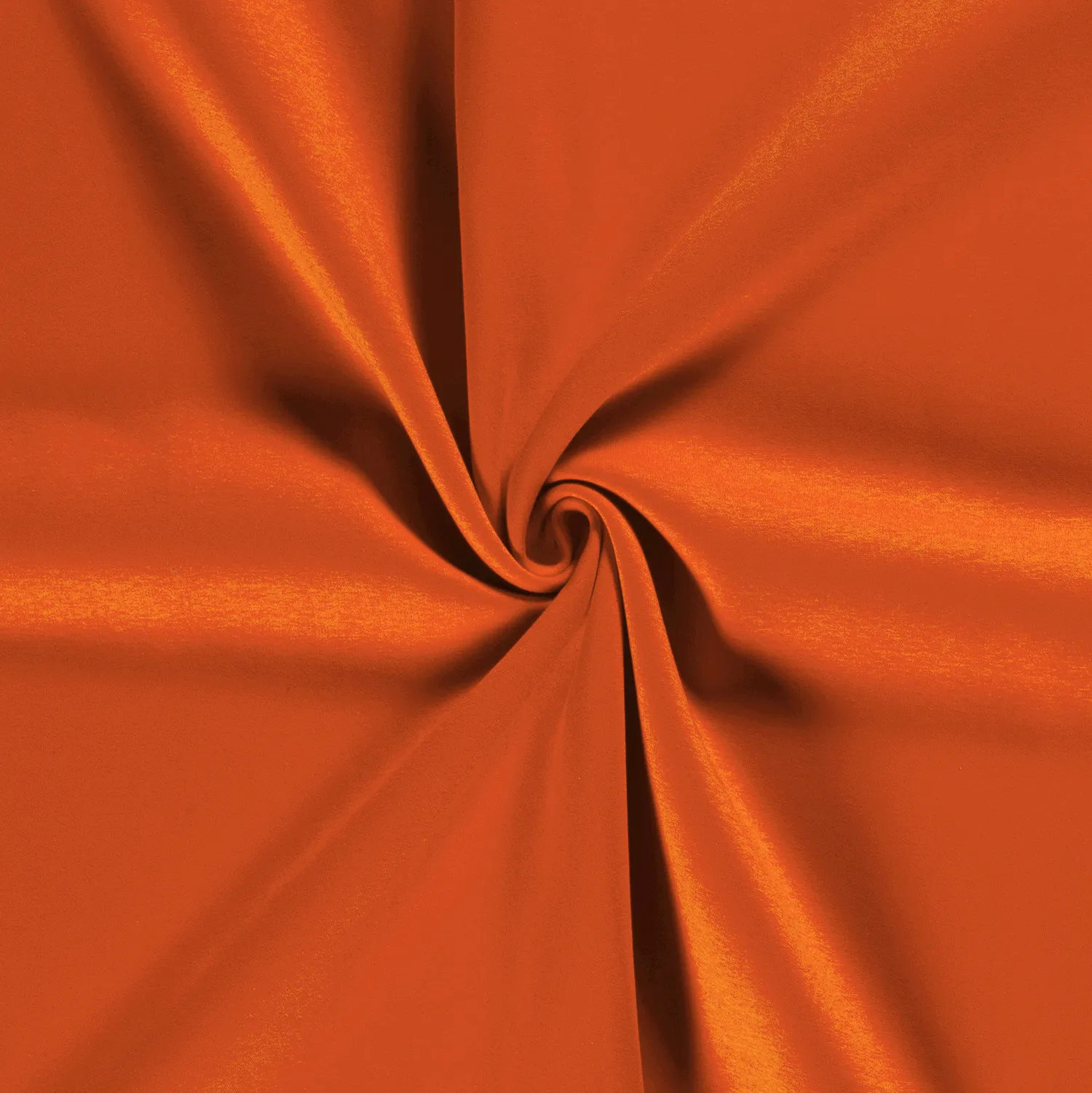 Jogging stof brushed effen oranje