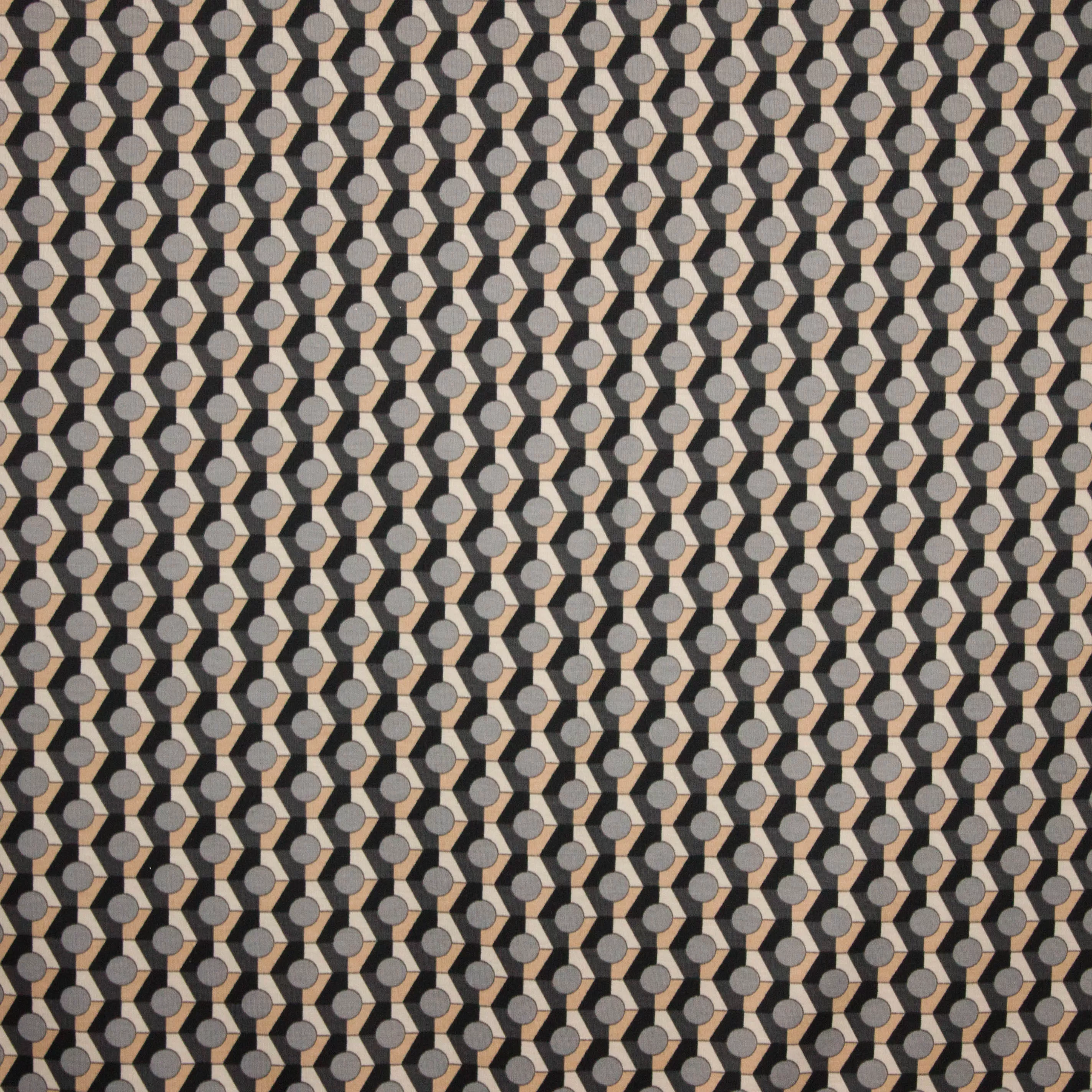 Tricot geometrisch motief