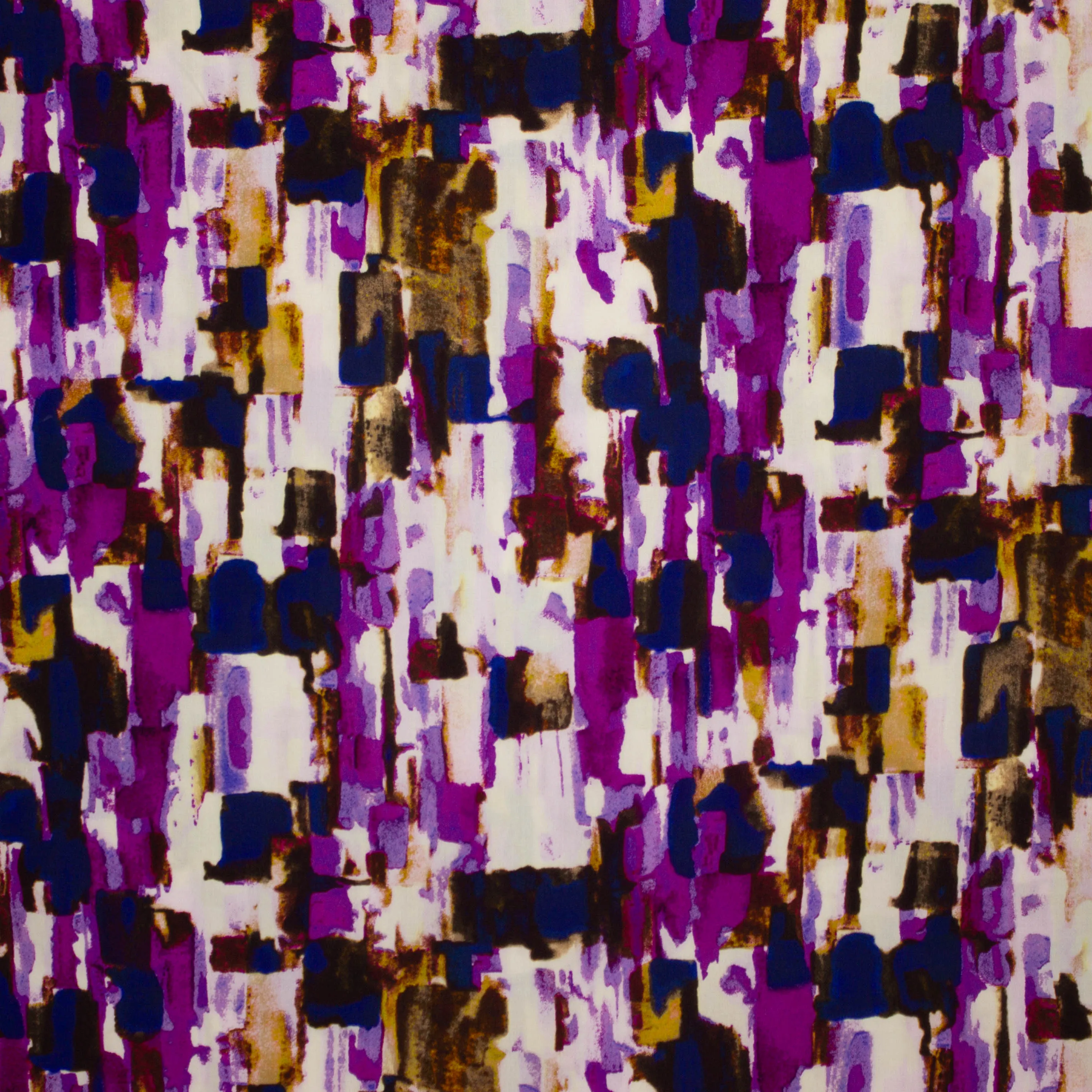 Viscose met paarse print